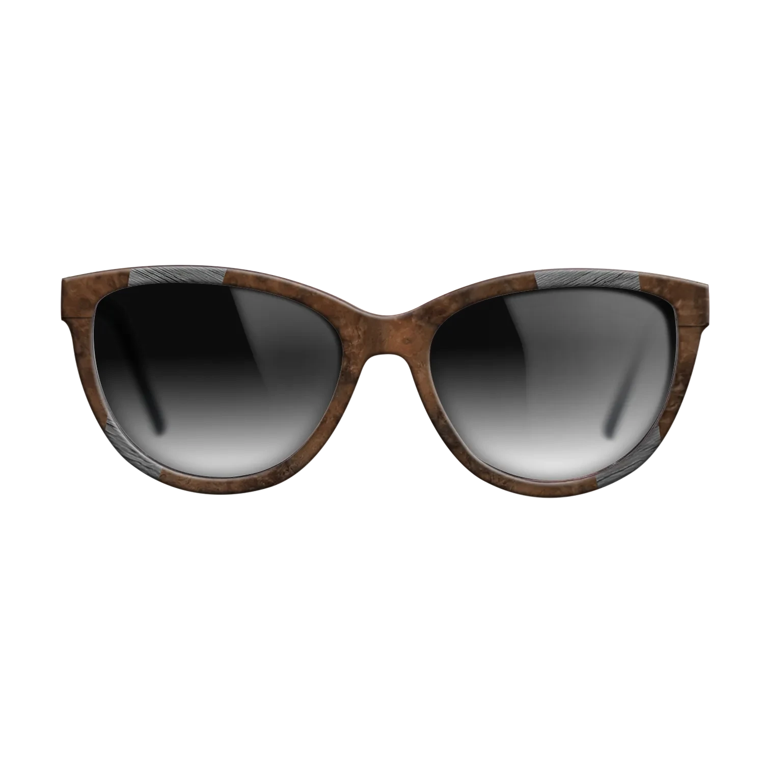 Poplar Dyed: Grey,Walnut Burl,Fumed Oak: Recursive - The Maiden - Cat - 1734 - SIRIS wood optic