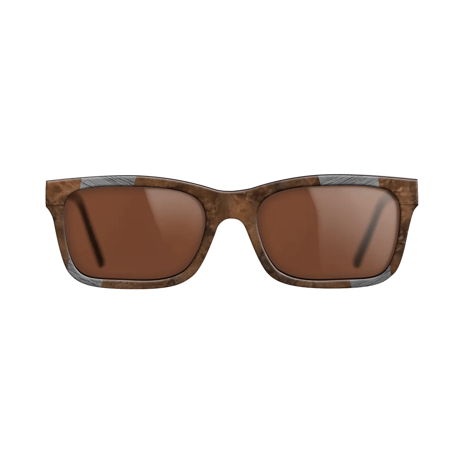 Poplar Dyed: Grey,Walnut Burl,Fumed Oak: Recursive - The Sage - Rectangle - 1734 - SIRIS wood optic