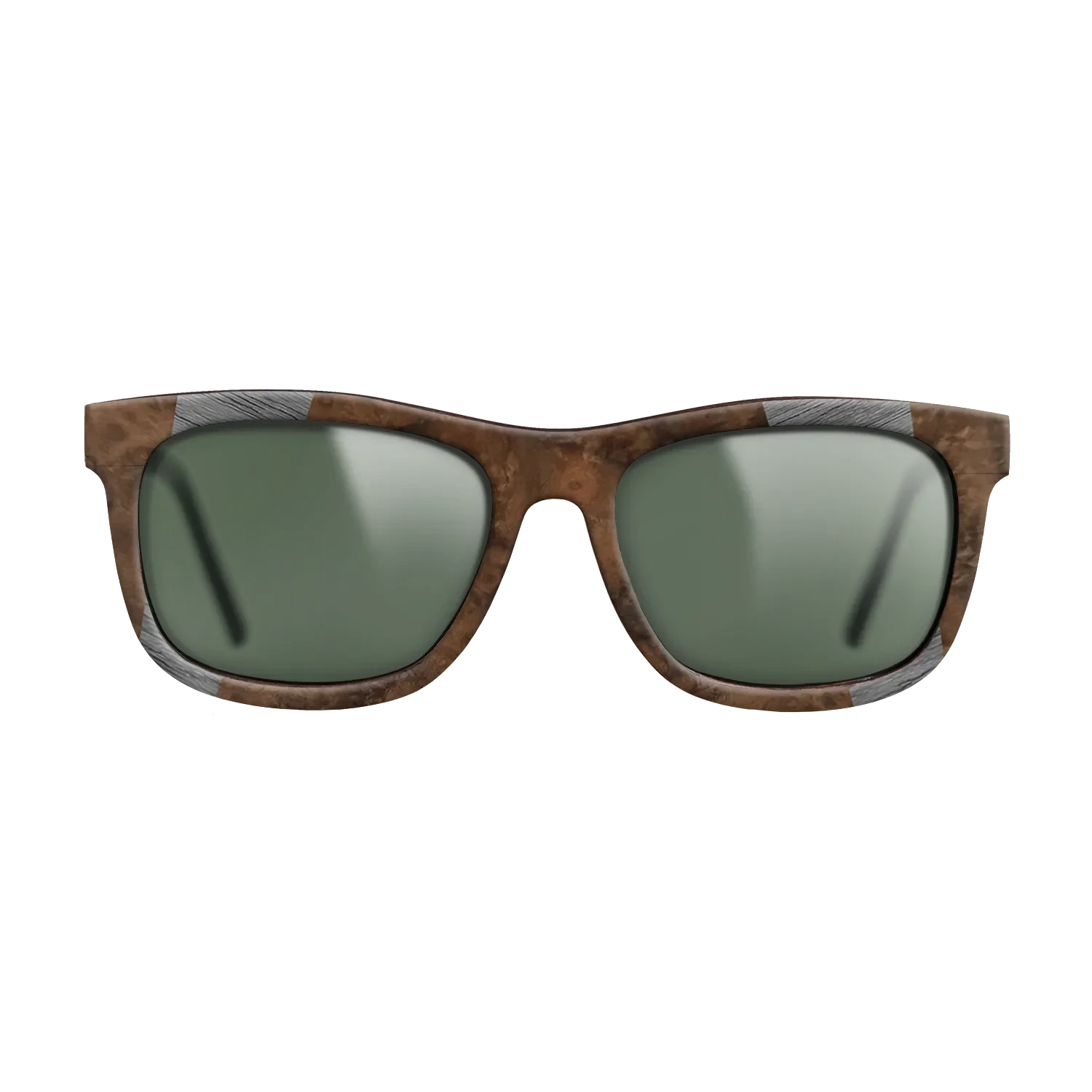 Poplar Dyed: Grey,Walnut Burl,Fumed Oak: Recursive - The Hero - Square - 1734 - SIRIS wood optic