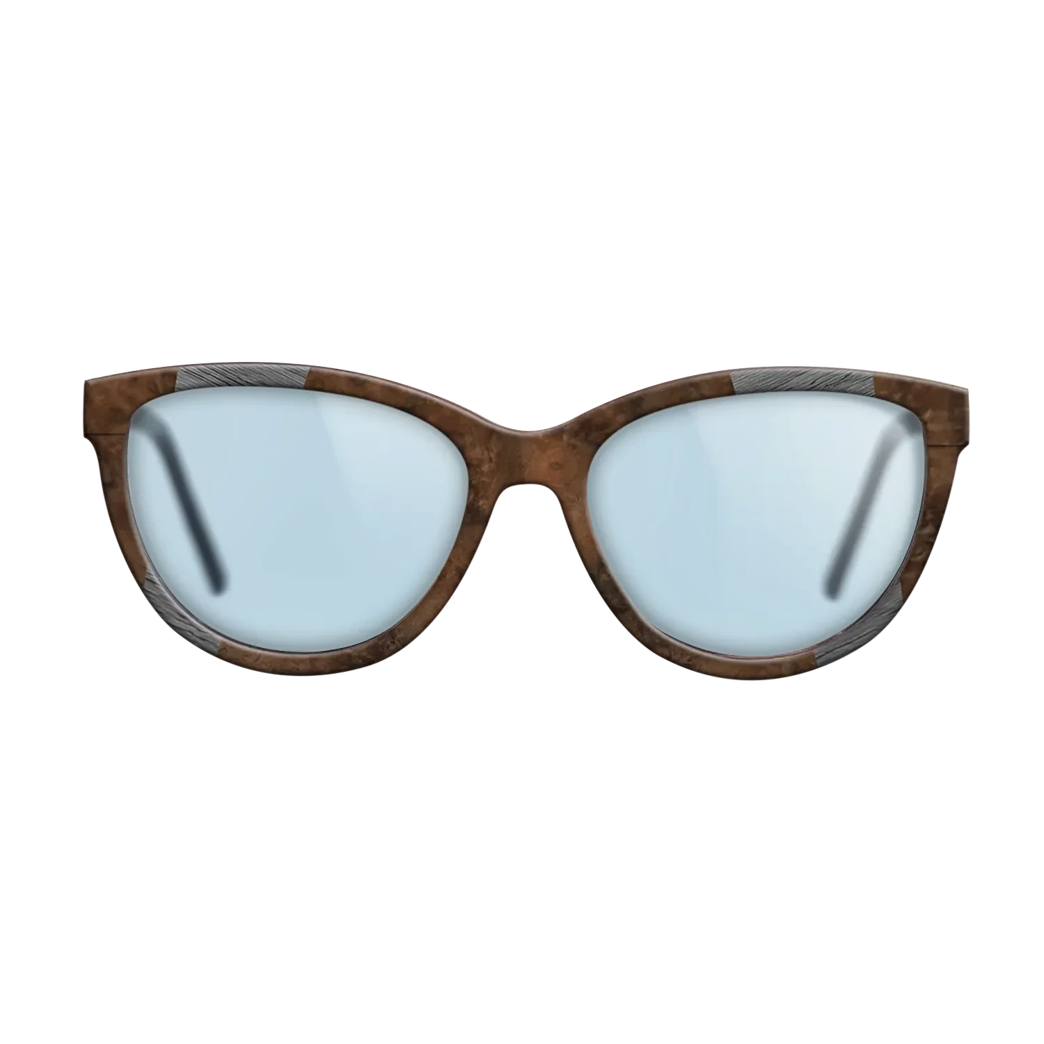 Poplar Dyed: Grey,Walnut Burl,Fumed Oak: Recursive - The Maiden - Cat - 1734 - SIRIS wood optic
