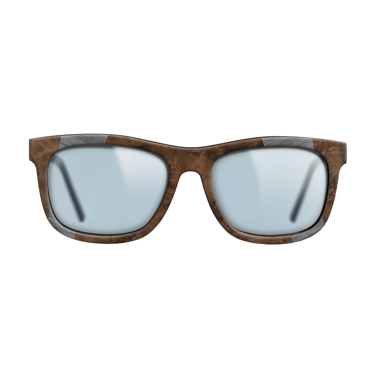 Poplar Dyed: Grey,Walnut Burl,Fumed Oak: Recursive - The Hero - Square - 1734 - SIRIS wood optic