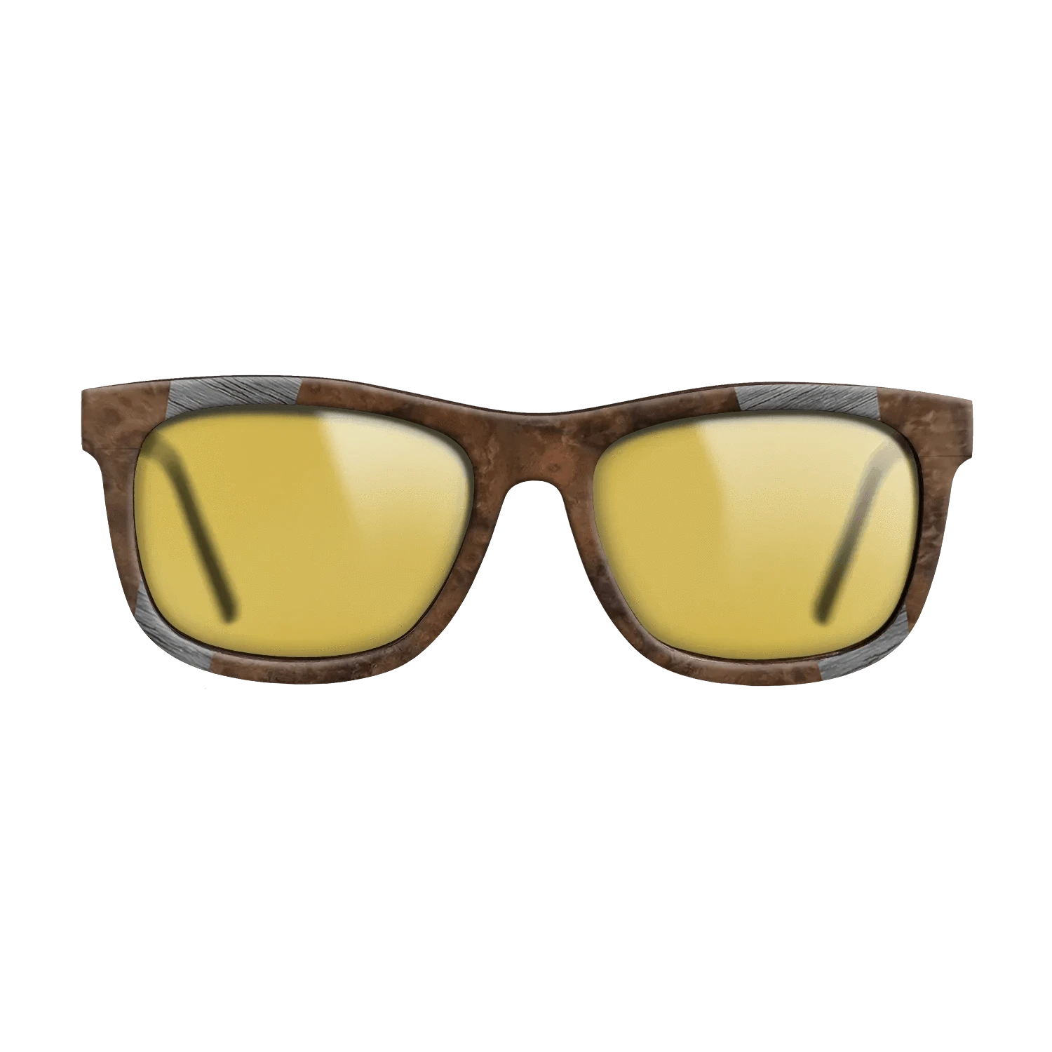 Poplar Dyed: Grey,Walnut Burl,Fumed Oak: Recursive - The Hero - Square - 1734 - SIRIS wood optic