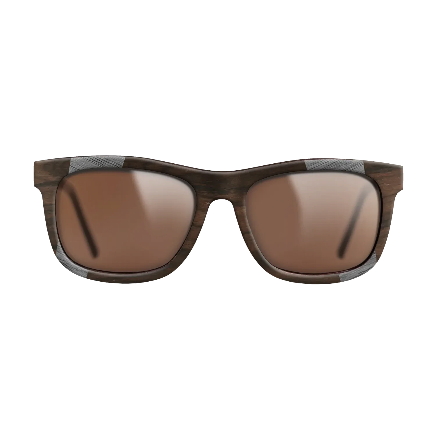 Ziricote Dark Quartered,Poplar Dyed: Blue Denim,Poplar Dyed: Grey: Recursive - The Hero - Square - 1297 - SIRIS wood optic