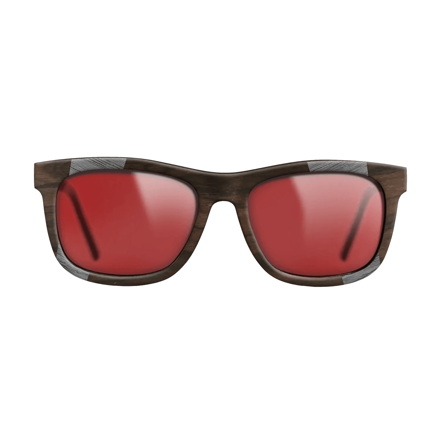 Ziricote Dark Quartered,Poplar Dyed: Blue Denim,Poplar Dyed: Grey: Recursive - The Hero - Square - 1297 - SIRIS wood optic