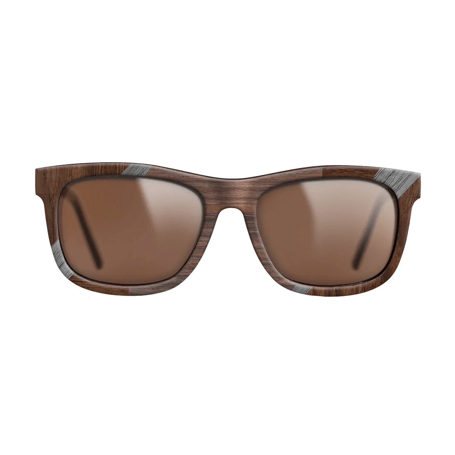 Walnut Claro Light,Kingwood,Poplar Dyed: Grey,Rosewood Reconstituted: Recursive - The Hero - Square - 1642 - SIRIS wood optic