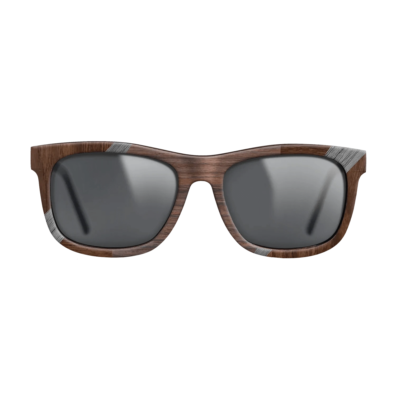 Walnut Claro Light,Kingwood,Poplar Dyed: Grey,Rosewood Reconstituted: Recursive - The Hero - Square - 1642 - SIRIS wood optic