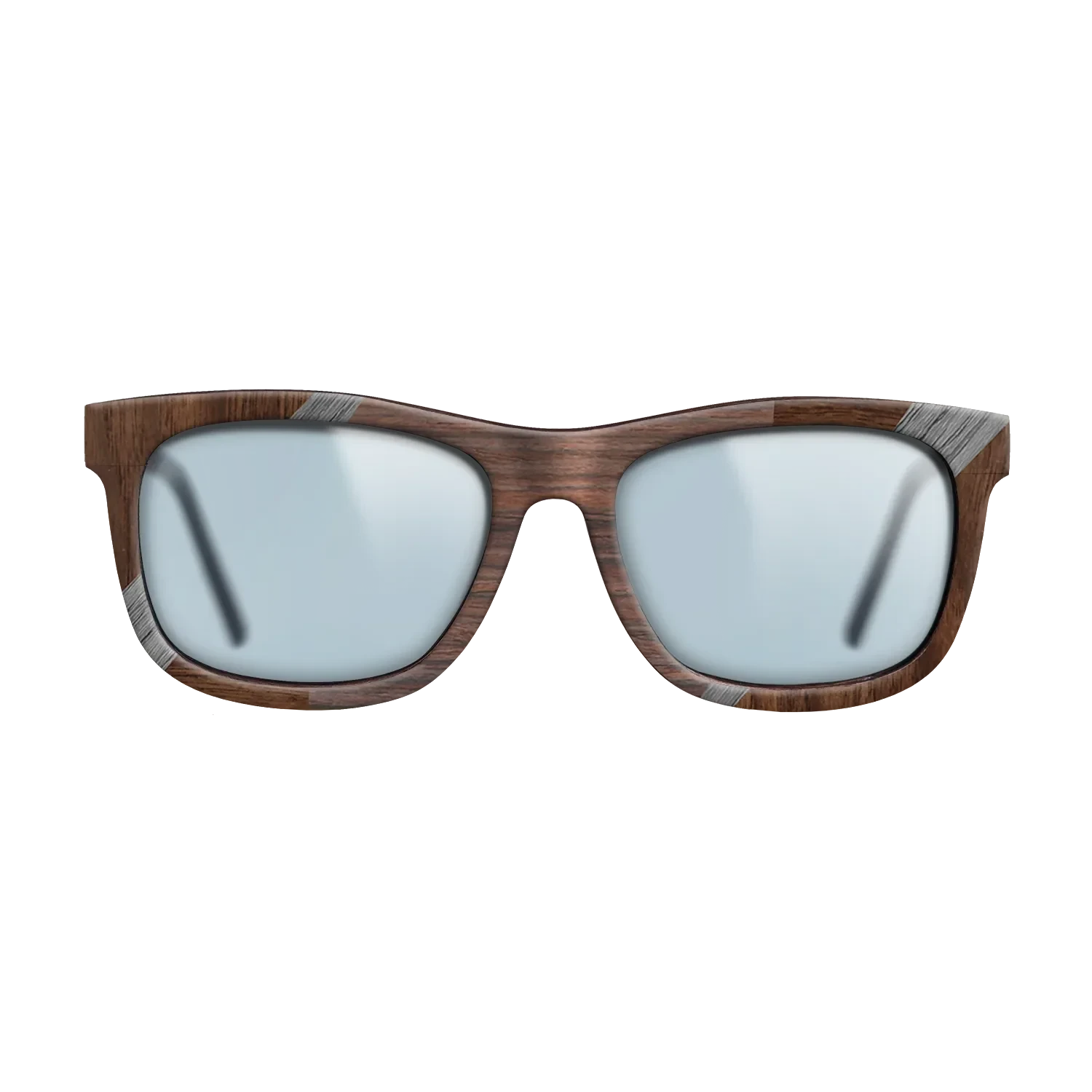 Walnut Claro Light,Kingwood,Poplar Dyed: Grey,Rosewood Reconstituted: Recursive - The Hero - Square - 1642 - SIRIS wood optic