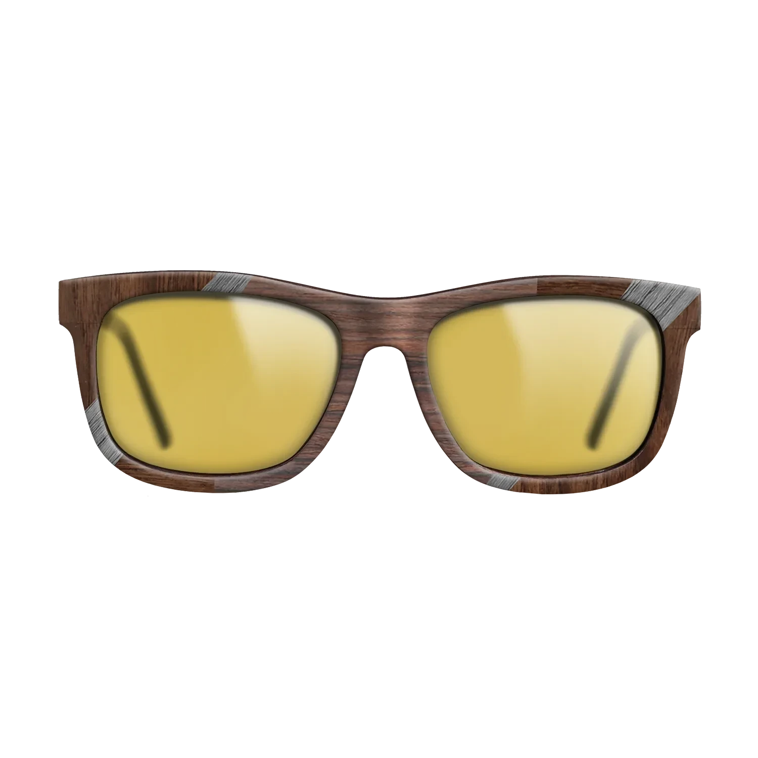 Walnut Claro Light,Kingwood,Poplar Dyed: Grey,Rosewood Reconstituted: Recursive - The Hero - Square - 1642 - SIRIS wood optic