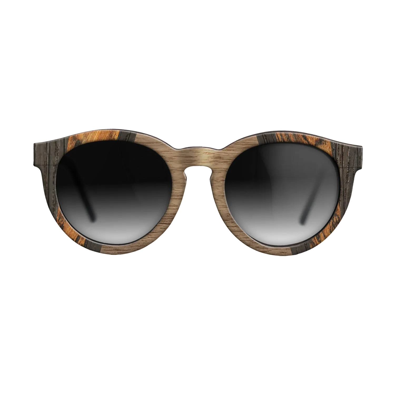 Walnut: Straight Grain,Fumed Oak,Bocote,Santos Rosewood Dark: Recursive - The Rebel - Round - 1823 - SIRIS wood optic