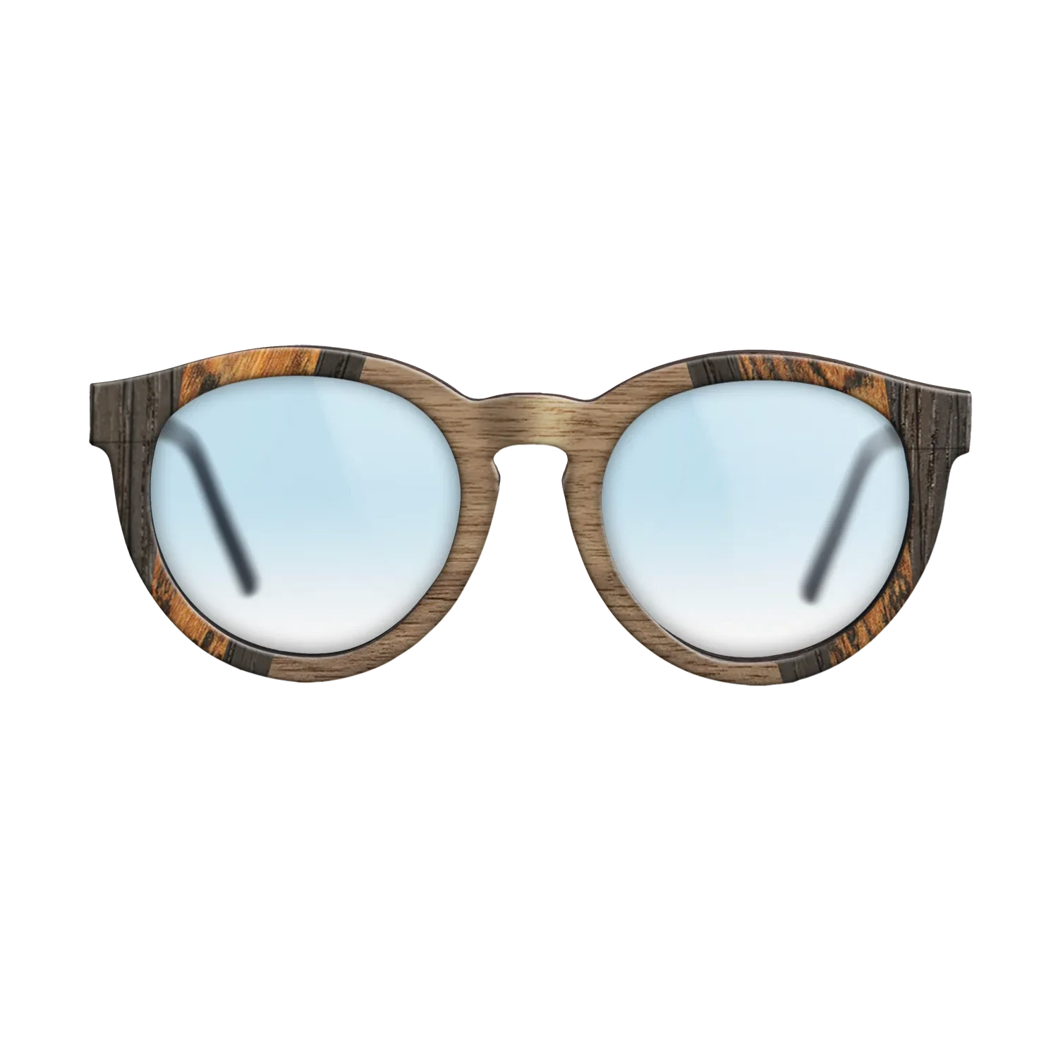Walnut: Straight Grain,Fumed Oak,Bocote,Santos Rosewood Dark: Recursive - The Rebel - Round - 1823 - SIRIS wood optic