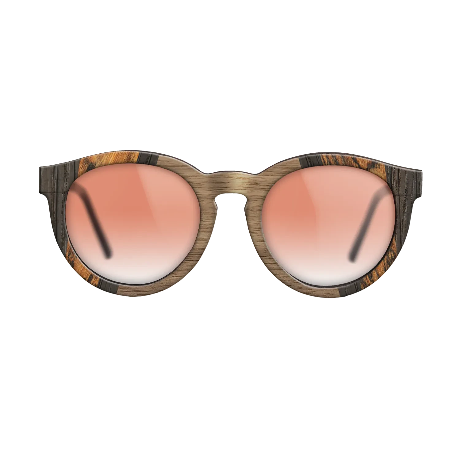 Walnut: Straight Grain,Fumed Oak,Bocote,Santos Rosewood Dark: Recursive - The Rebel - Round - 1823 - SIRIS wood optic