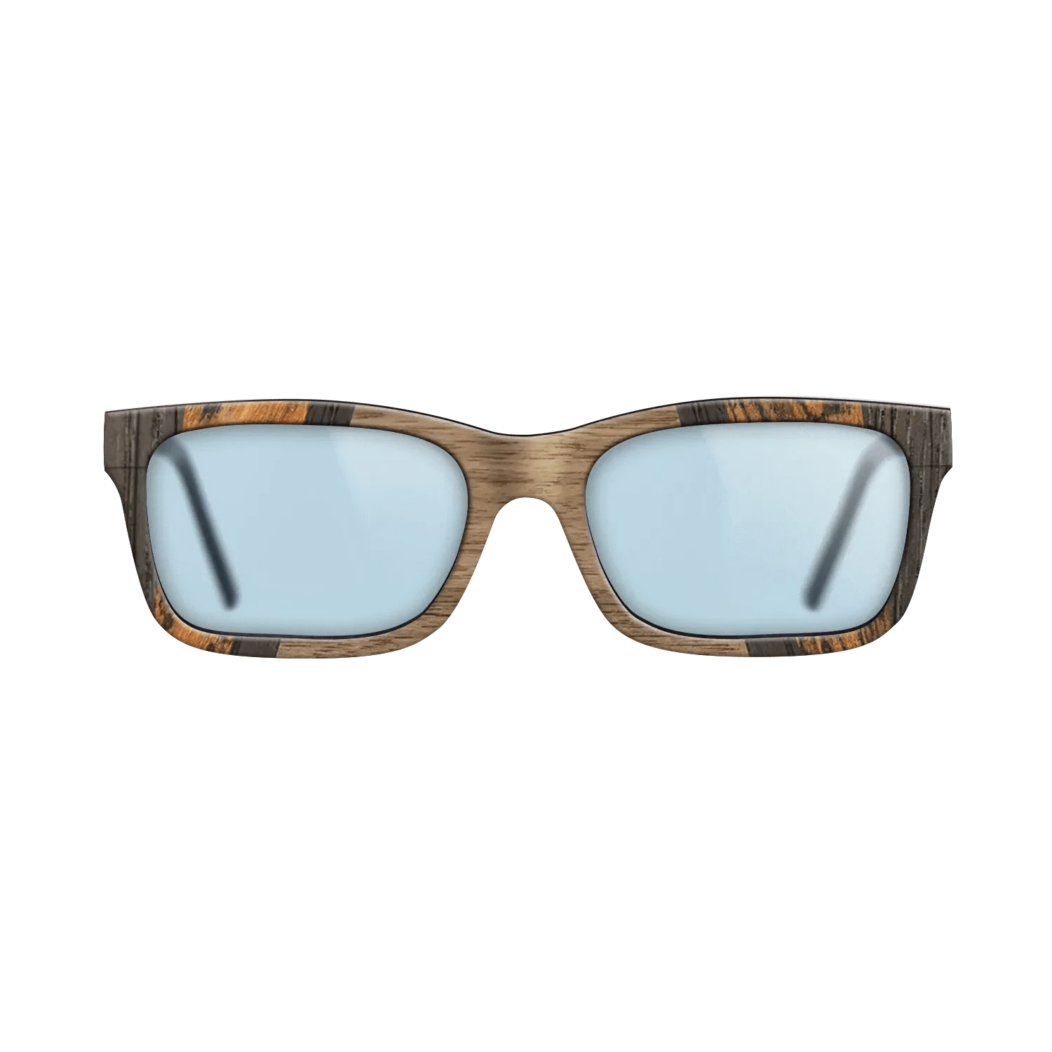 Walnut: Straight Grain,Fumed Oak,Bocote,Santos Rosewood Dark: Recursive - The Sage - Rectangle - 1823 - SIRIS wood optic