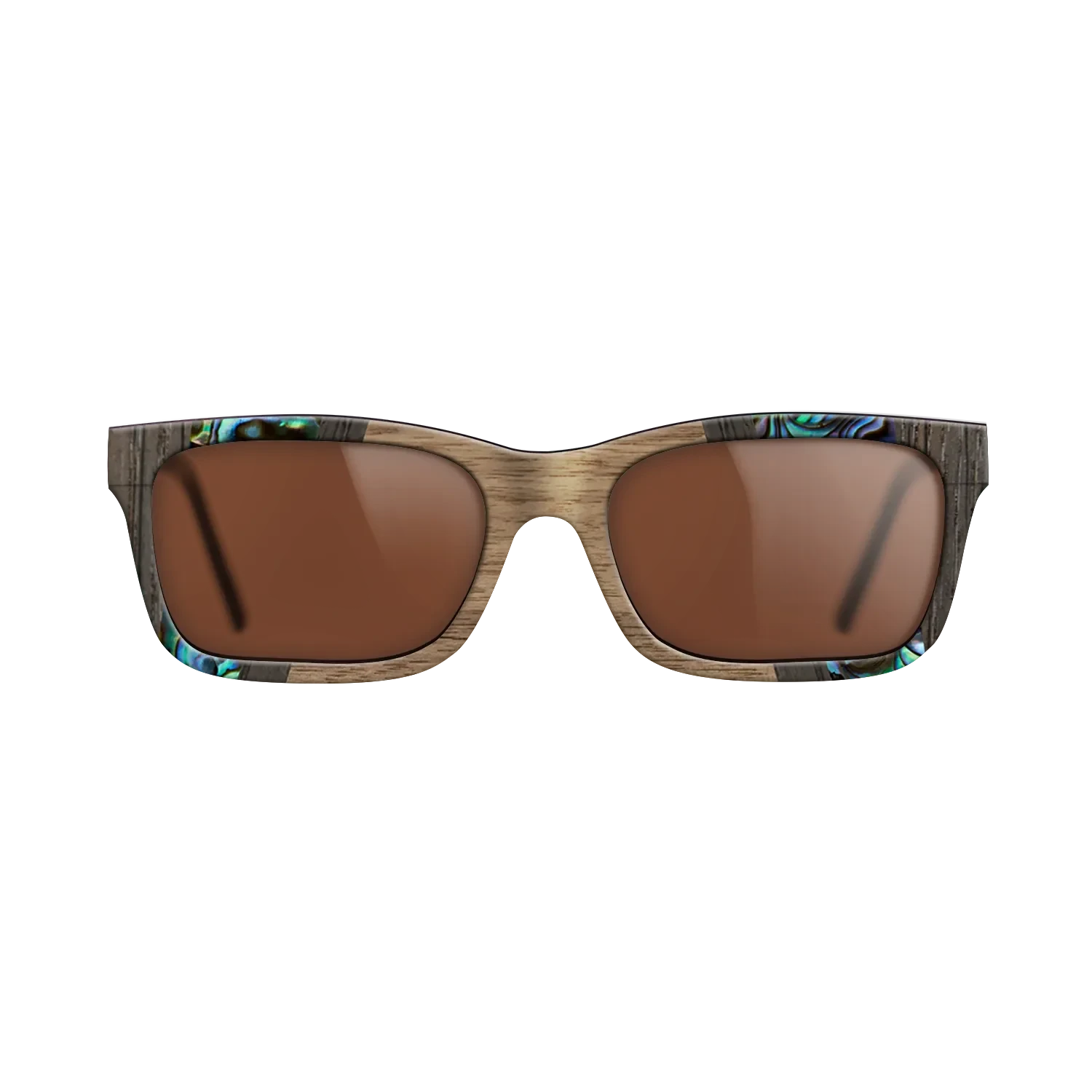 Walnut: Straight Grain,Abalone Shell,Fumed Oak,Kingwood: Recursive - The Sage - Rectangle - 1761 - SIRIS wood optic