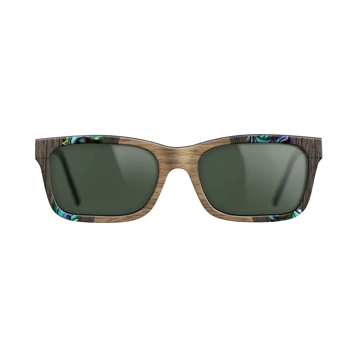 Walnut: Straight Grain,Abalone Shell,Fumed Oak,Kingwood: Recursive - The Sage - Rectangle - 1761 - SIRIS wood optic