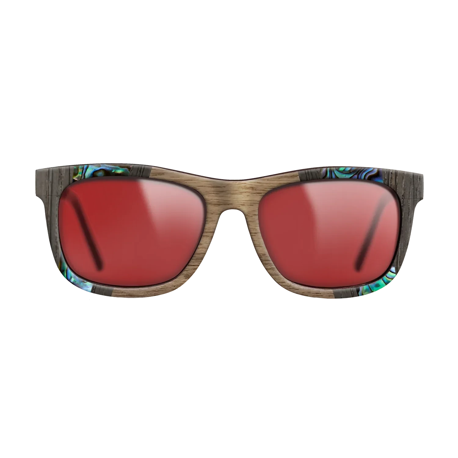 Walnut: Straight Grain,Abalone Shell,Fumed Oak,Kingwood: Recursive - The Hero - Square - 1761 - SIRIS wood optic