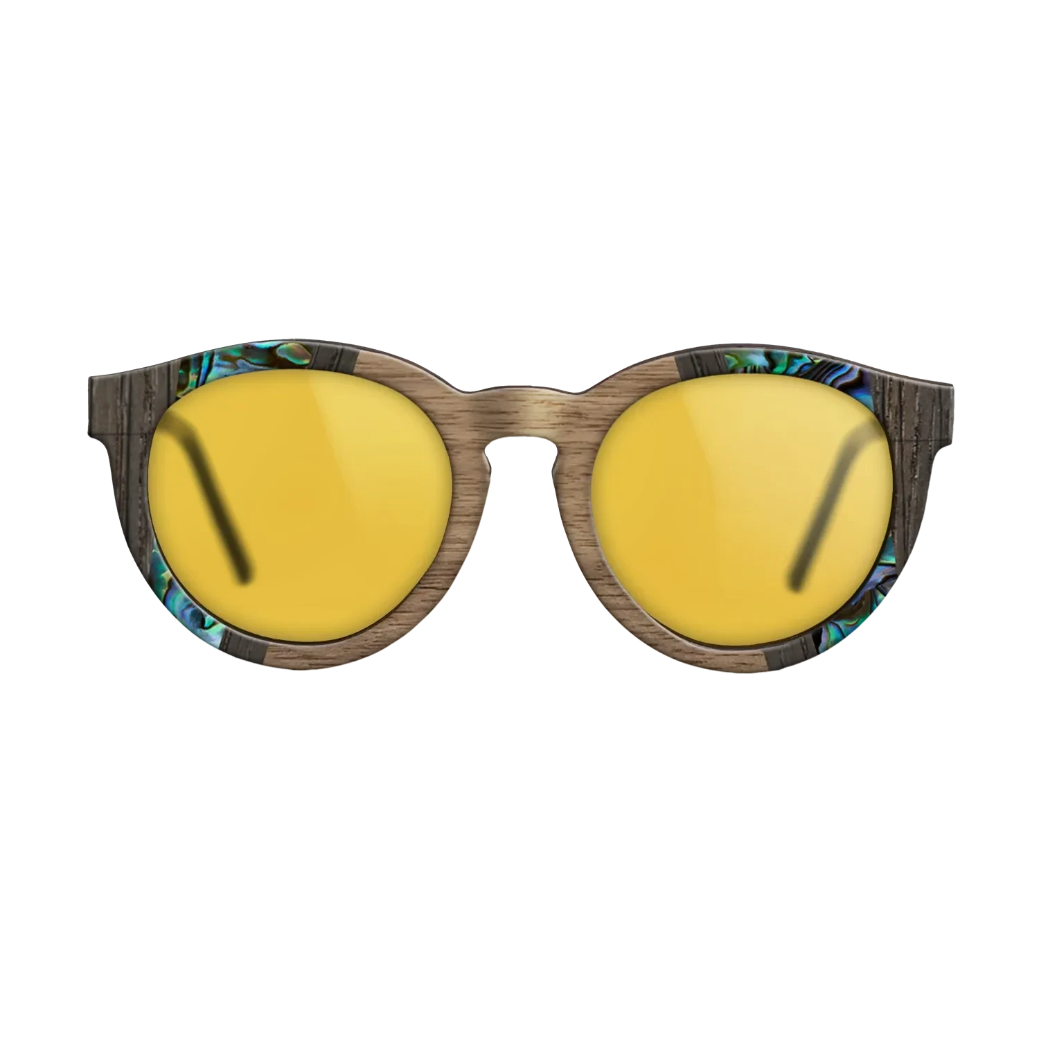 Walnut: Straight Grain,Abalone Shell,Fumed Oak,Kingwood: Recursive - The Rebel - Round - 1761 - SIRIS wood optic