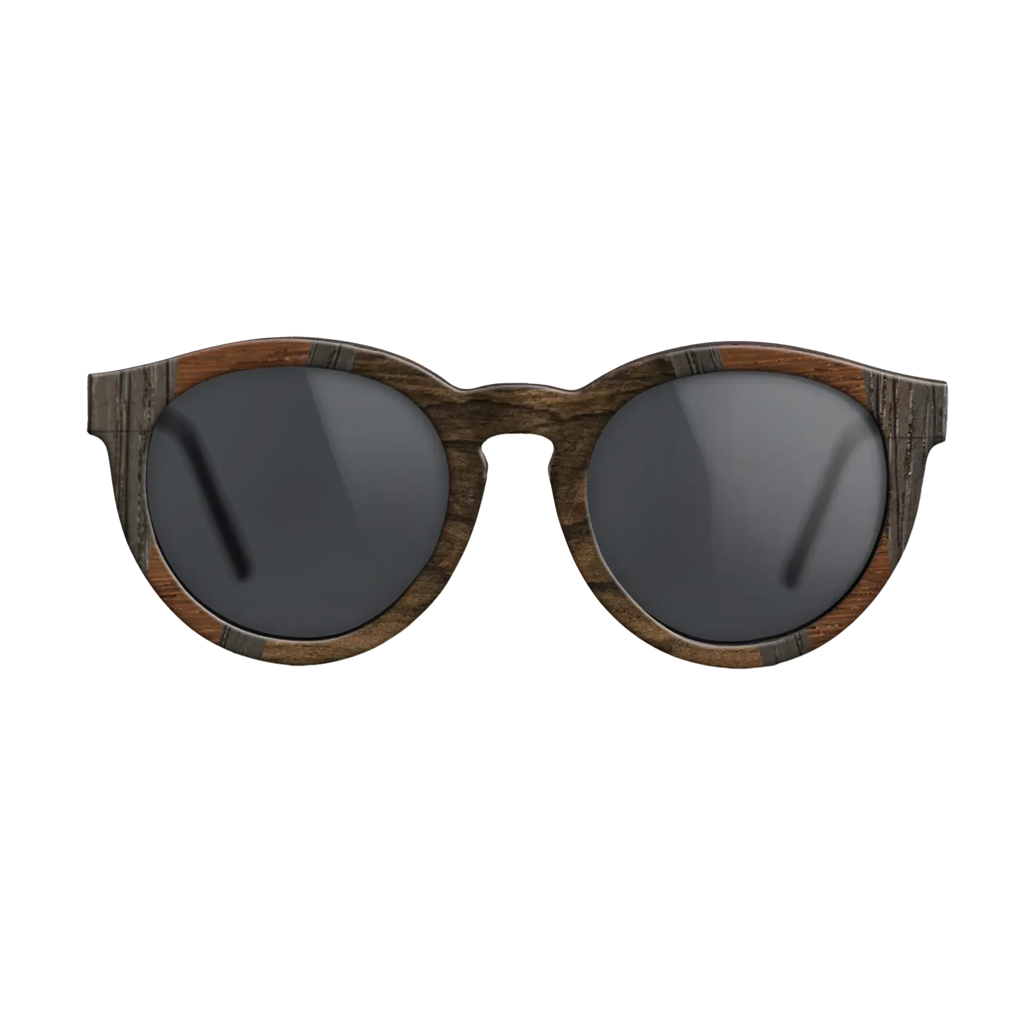Ziricote Dark Quartered,Wenge,Walnut: Straight Grain,Fumed Oak: Recursive - The Rebel - Round - 1586 - SIRIS wood optic