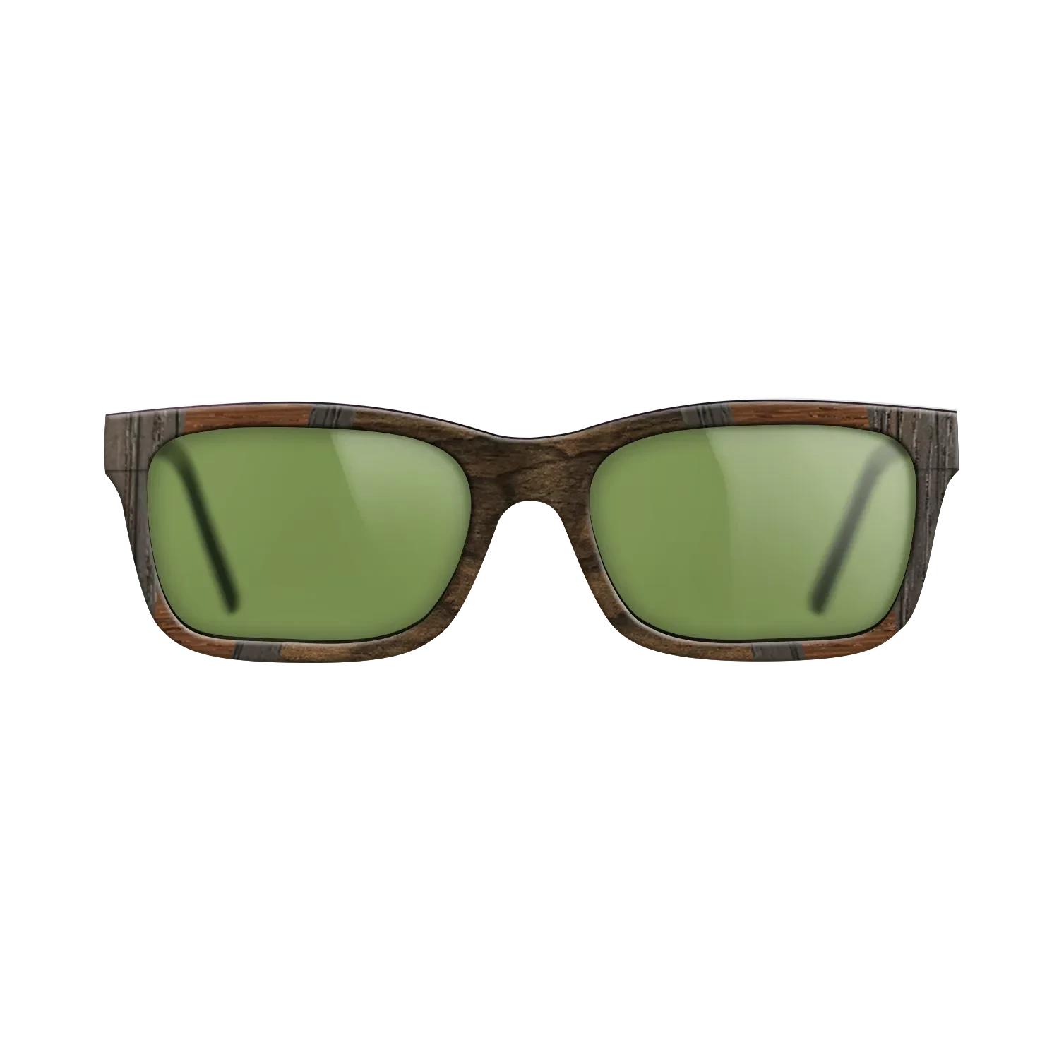 Ziricote Dark Quartered,Wenge,Walnut: Straight Grain,Fumed Oak: Recursive - The Sage - Rectangle - 1586 - SIRIS wood optic