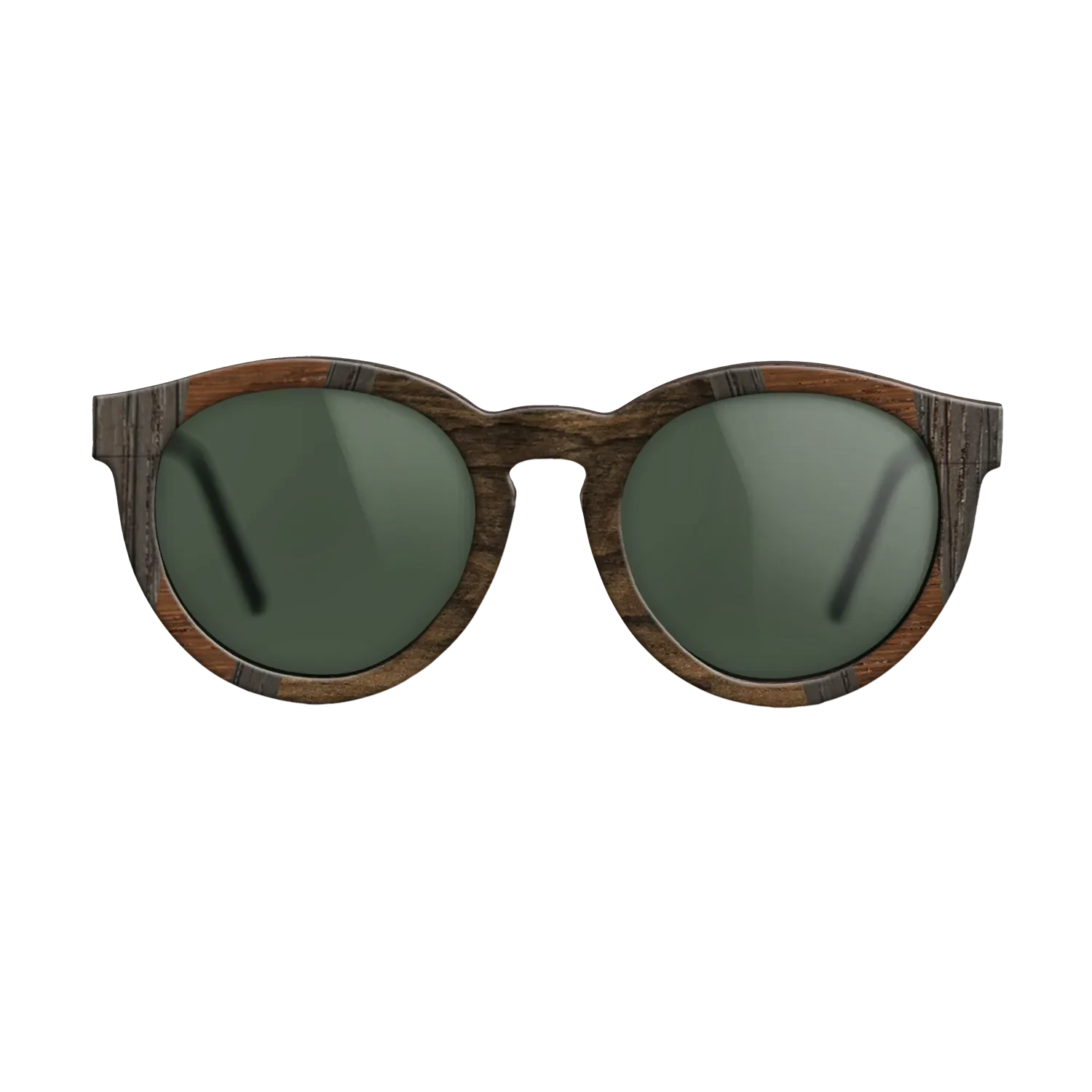 Ziricote Dark Quartered,Wenge,Walnut: Straight Grain,Fumed Oak: Recursive - The Rebel - Round - 1586 - SIRIS wood optic