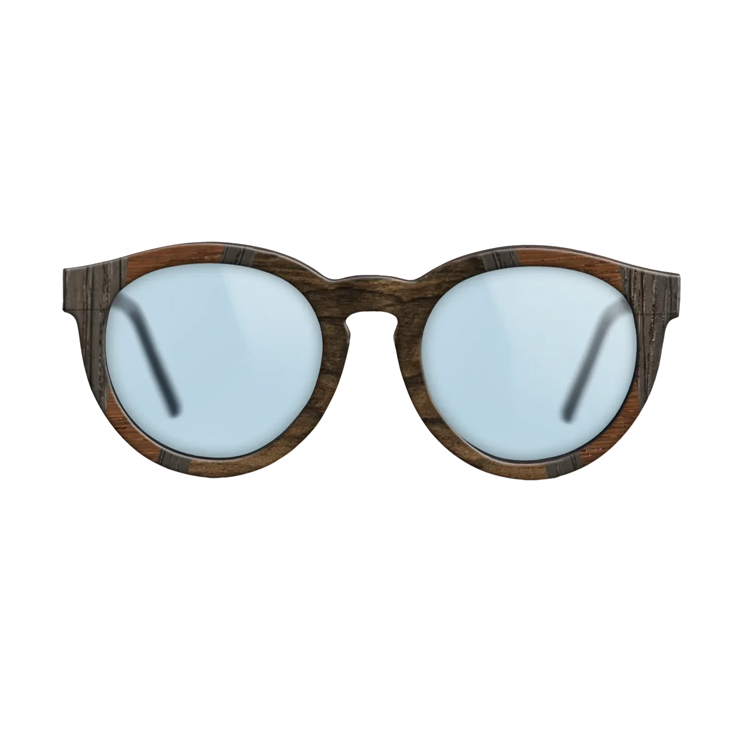 Ziricote Dark Quartered,Wenge,Walnut: Straight Grain,Fumed Oak: Recursive - The Rebel - Round - 1586 - SIRIS wood optic