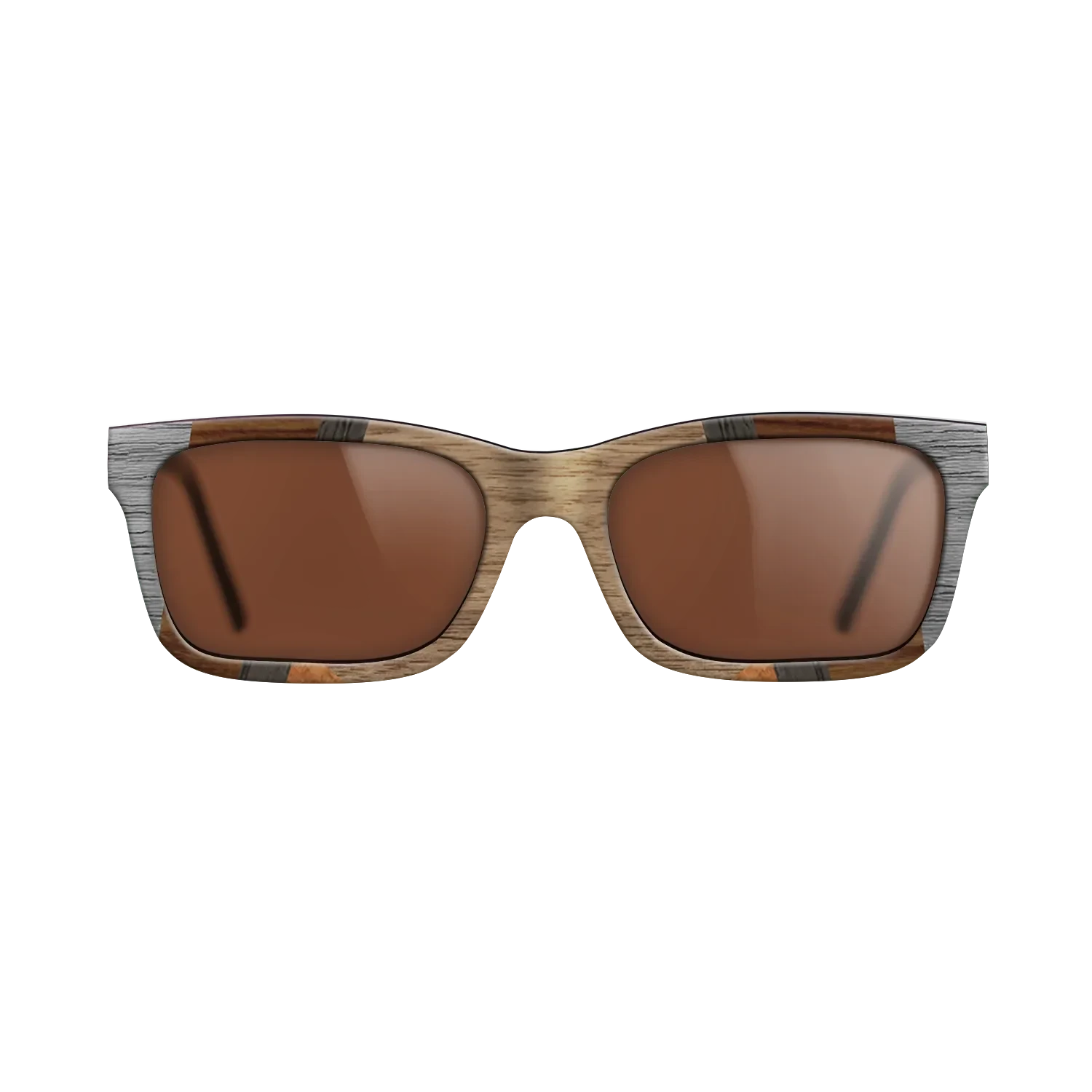 Walnut: Straight Grain,Poplar Dyed: Grey,Wenge,Fumed Oak,Koa: Recursive - The Sage - Rectangle - 1557 - SIRIS wood optic