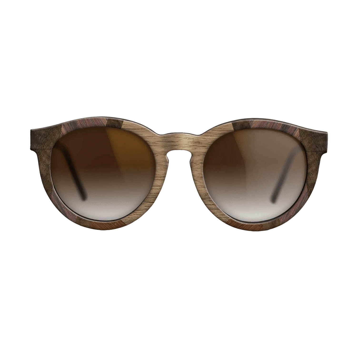 Walnut: Straight Grain,Wenge,Rosewood Reconstituted,Walnut Burl,Ziricote Dark Quartered: Recursive - The Rebel - Round - 1656 - SIRIS wood optic