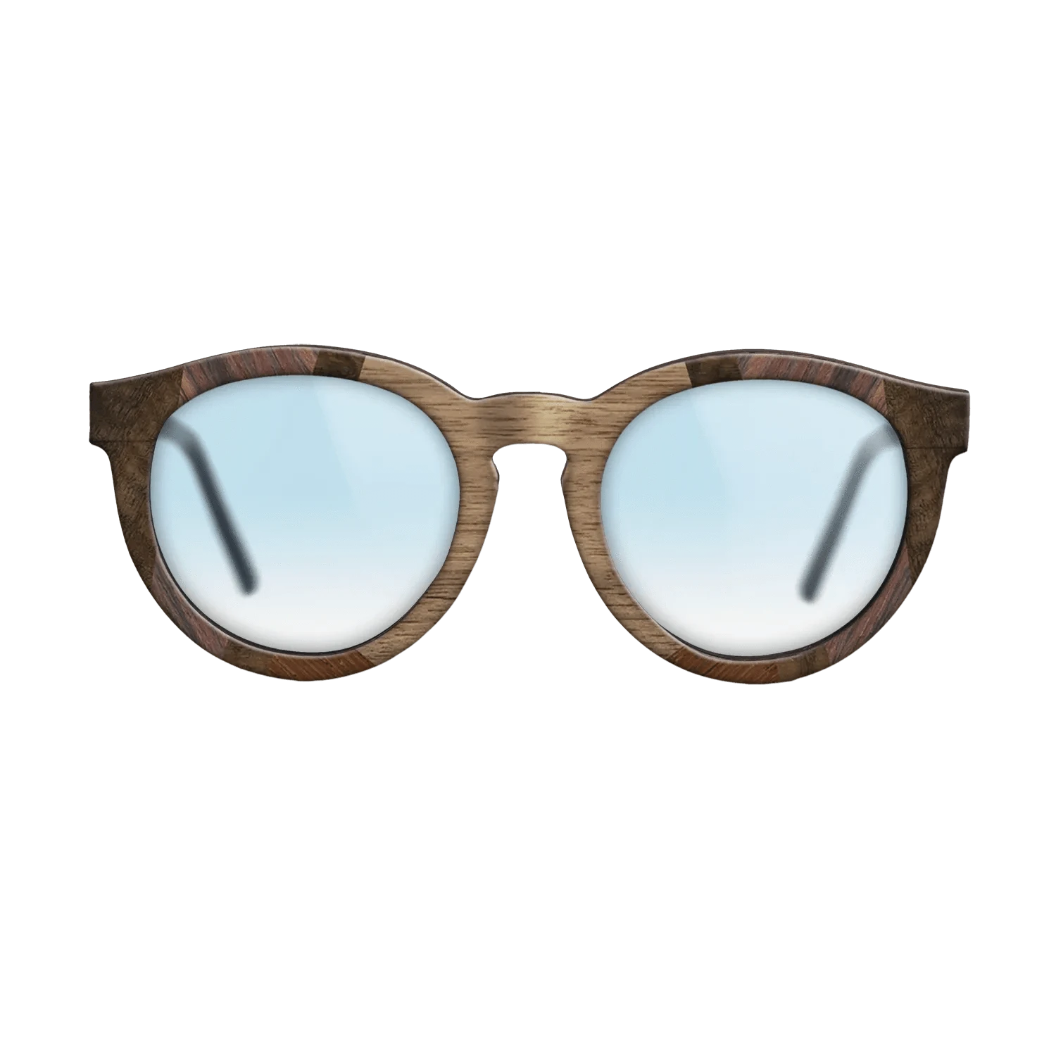 Walnut: Straight Grain,Wenge,Rosewood Reconstituted,Walnut Burl,Ziricote Dark Quartered: Recursive - The Rebel - Round - 1656 - SIRIS wood optic
