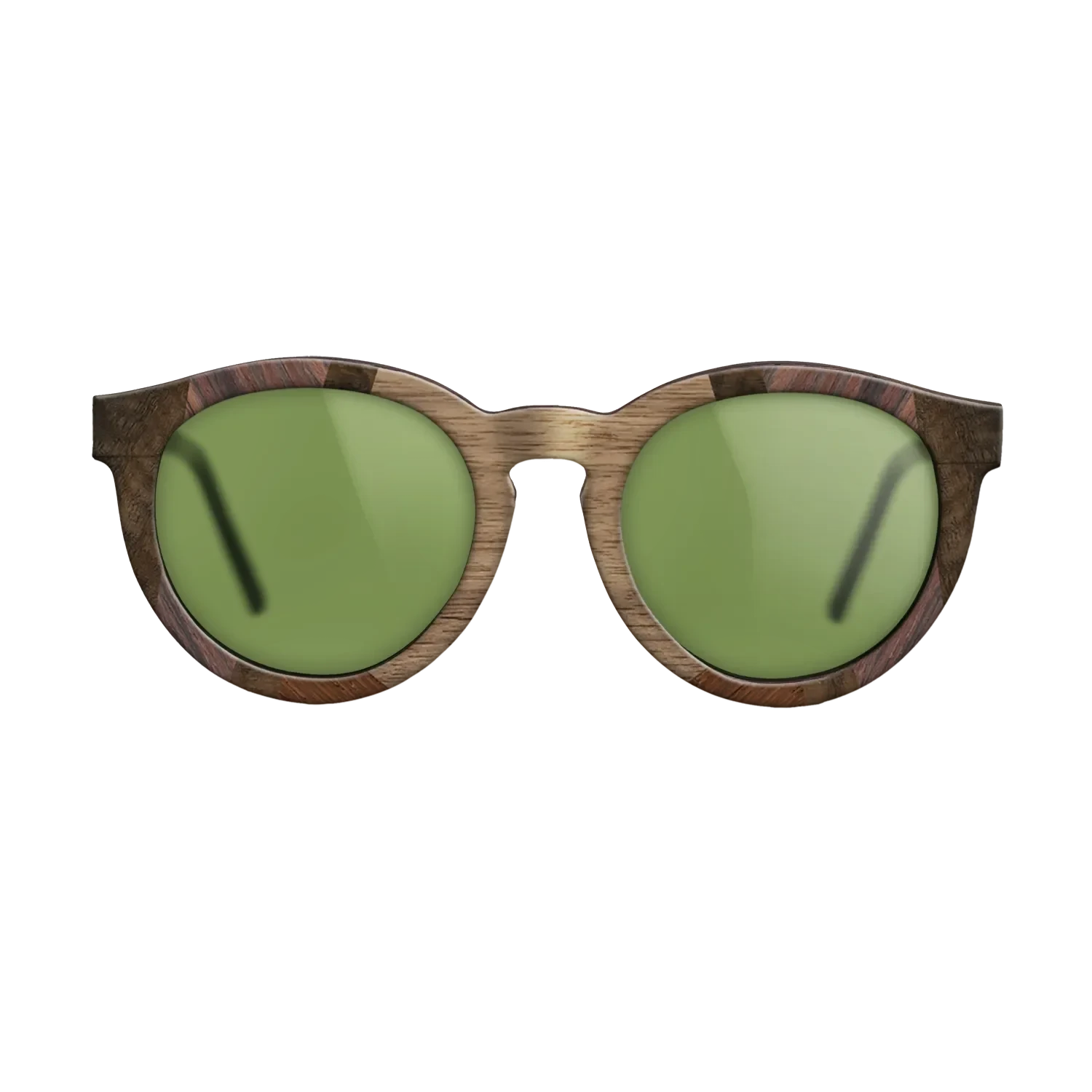 Walnut: Straight Grain,Wenge,Rosewood Reconstituted,Walnut Burl,Ziricote Dark Quartered: Recursive - The Rebel - Round - 1656 - SIRIS wood optic