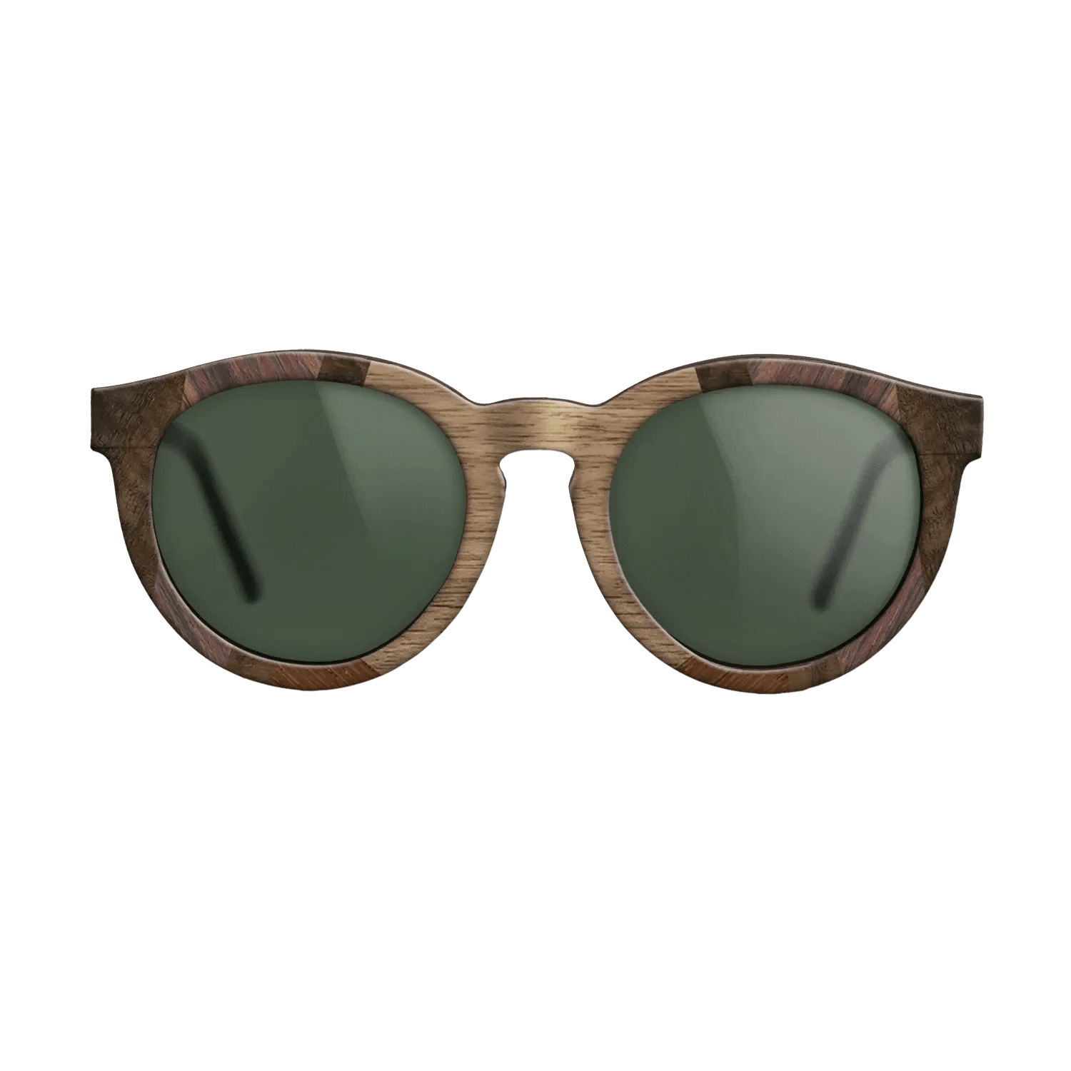 Walnut: Straight Grain,Wenge,Rosewood Reconstituted,Walnut Burl,Ziricote Dark Quartered: Recursive - The Rebel - Round - 1656 - SIRIS wood optic