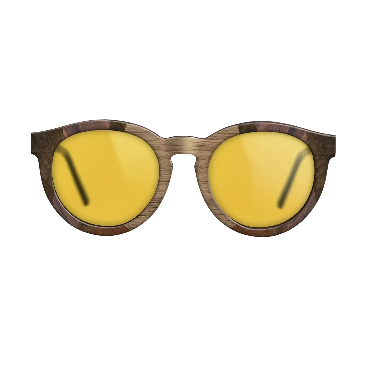 Walnut: Straight Grain,Wenge,Rosewood Reconstituted,Walnut Burl,Ziricote Dark Quartered: Recursive - The Rebel - Round - 1656 - SIRIS wood optic