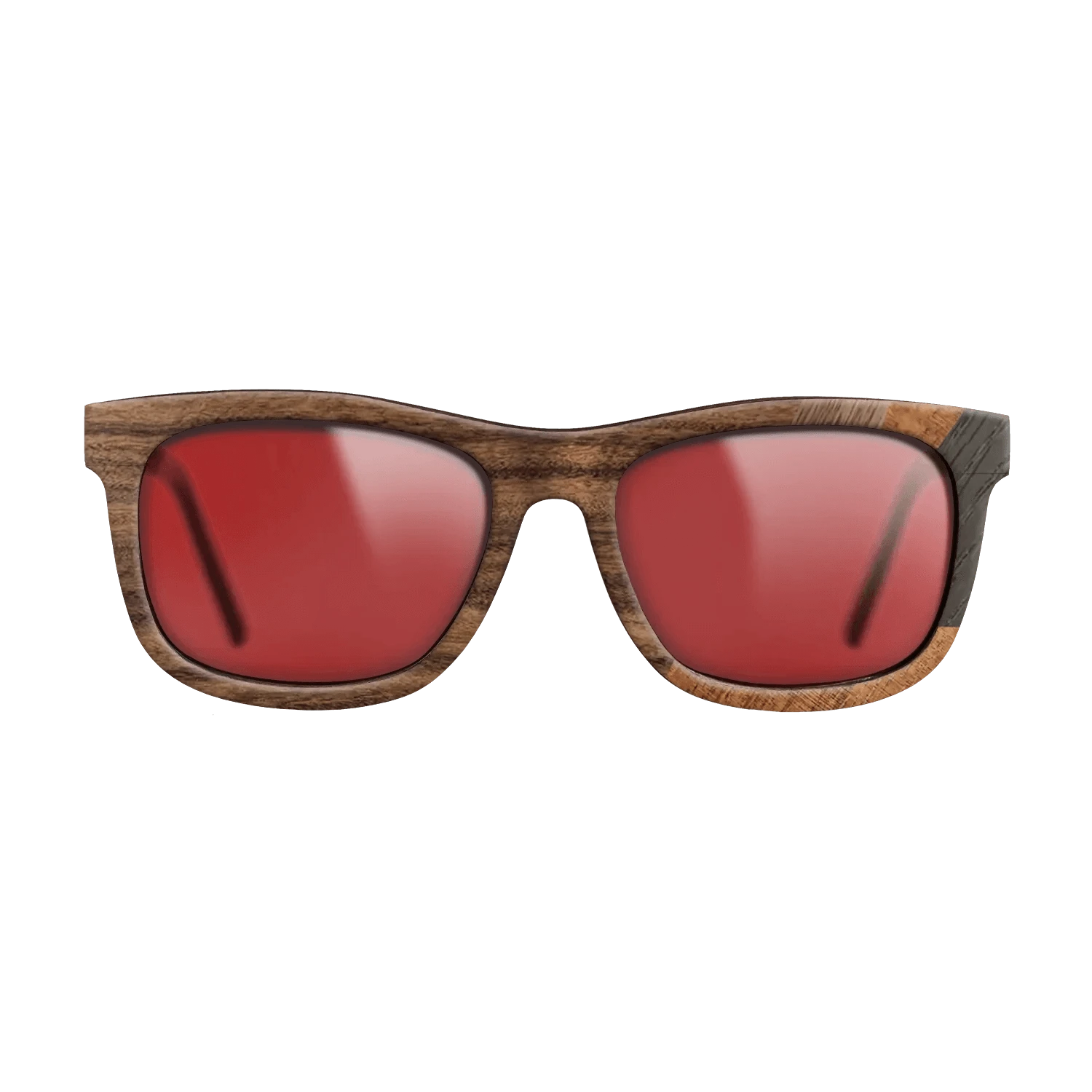 Kingwood,Koa,Fumed Oak,Walnut: Straight Grain: Fractal - The Hero - Square - 2061 - SIRIS wood optic