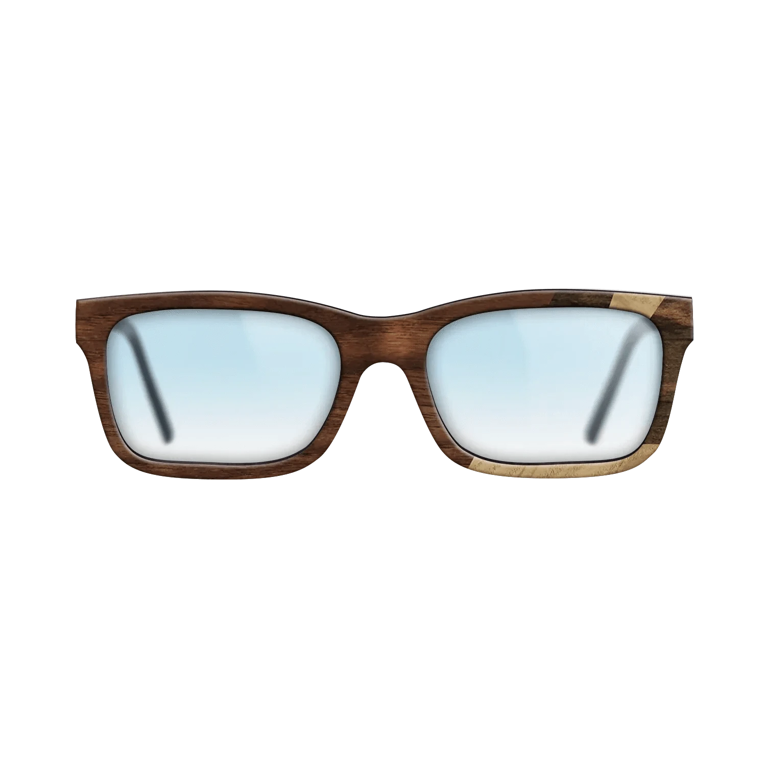 Ziricote Dark Quartered,Olive Burl,Walnut Claro Light,Walnut Claro Dark: Fractal - The Sage - Rectangle - 1678 - SIRIS wood optic
