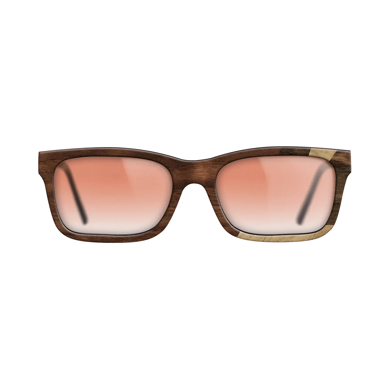 Ziricote Dark Quartered,Olive Burl,Walnut Claro Light,Walnut Claro Dark: Fractal - The Sage - Rectangle - 1678 - SIRIS wood optic