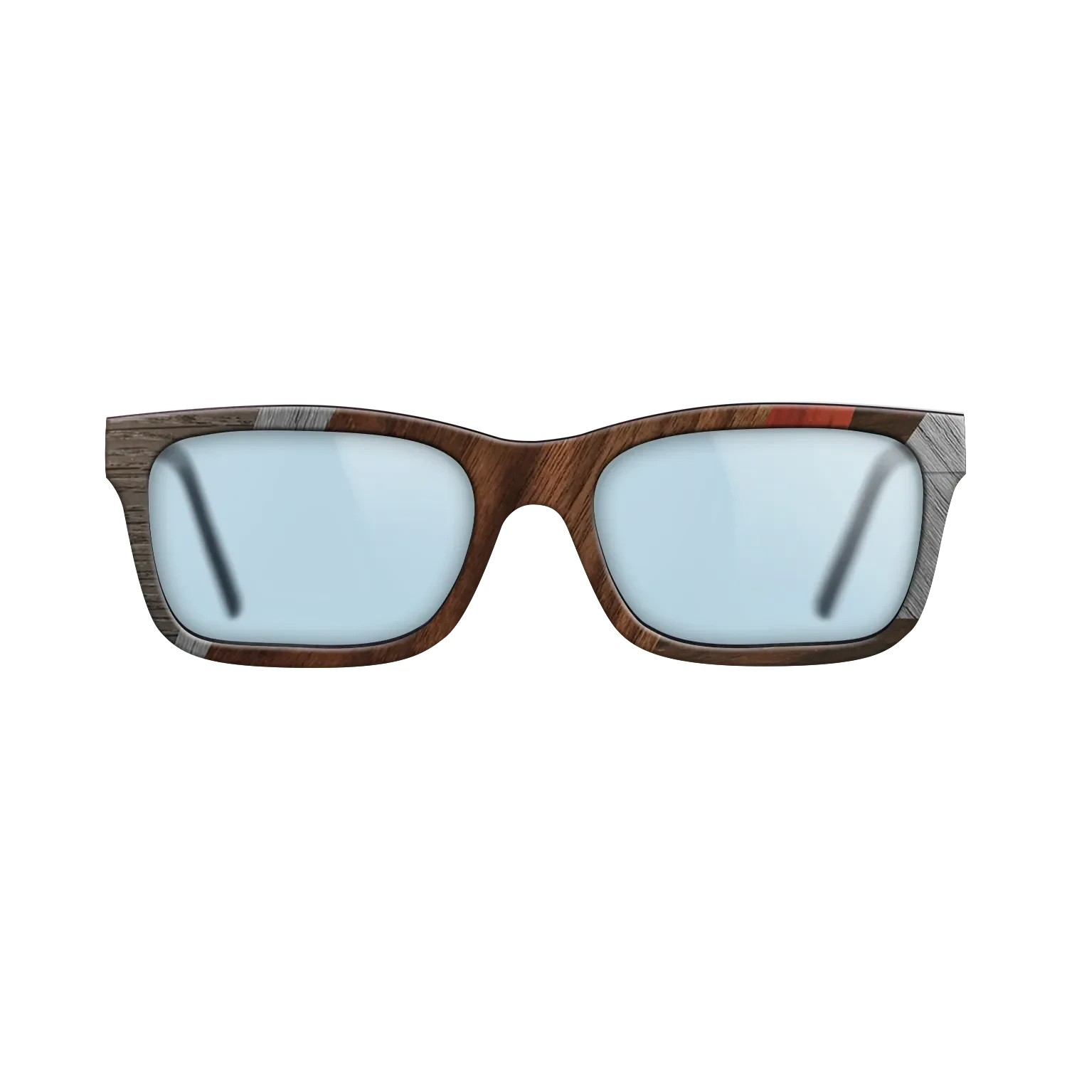 Poplar Dyed: Red,Ziricote Dark Quartered,Fumed Oak,Poplar Dyed: Grey,Walnut Claro Dark,Walnut Claro Light: Fractal - The Sage - Rectangle - 1539 - SIRIS wood optic