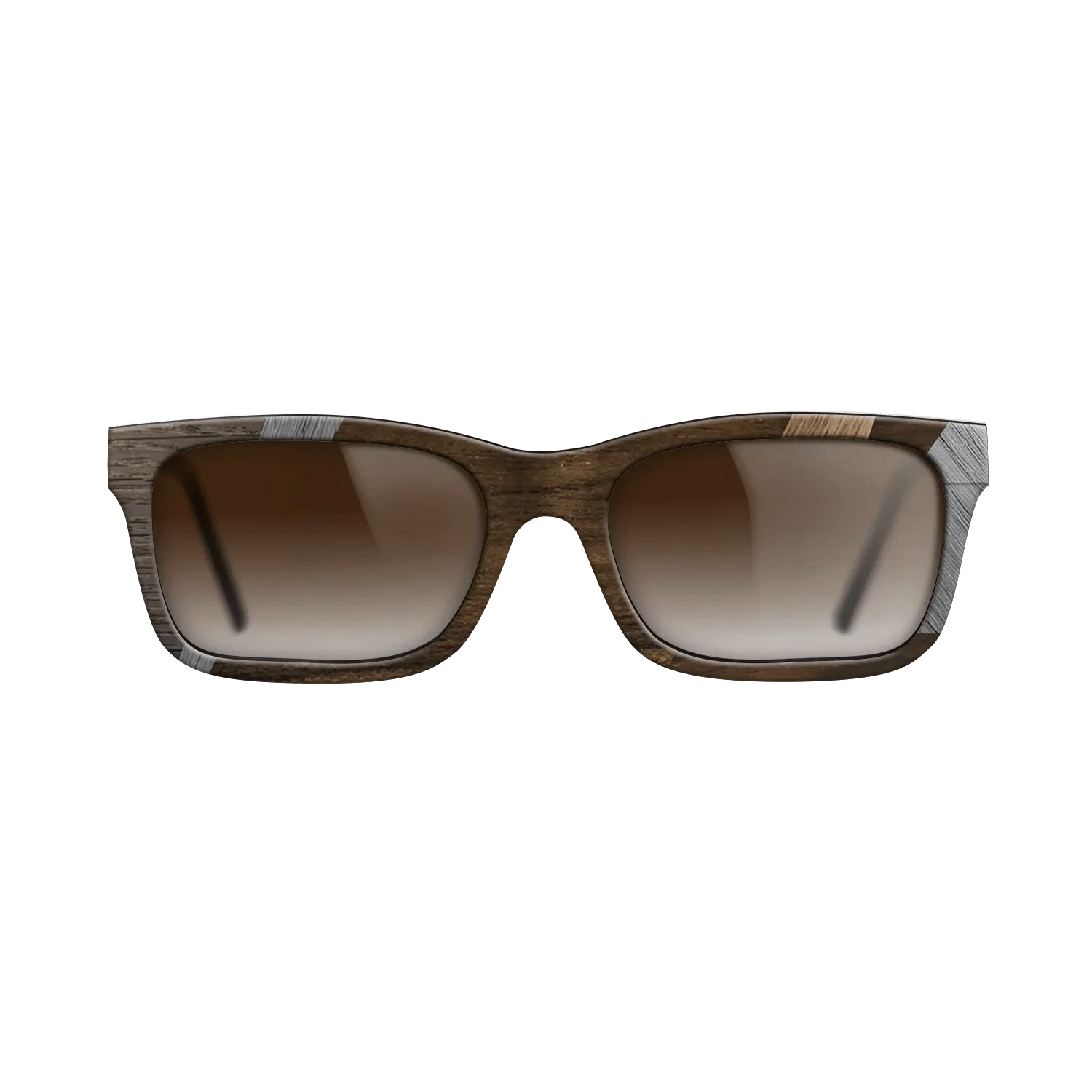 Ziricote Dark Quartered,Poplar Dyed: Grey,Walnut: Straight Grain,Walnut Claro Light: Mosaic - The Sage - Rectangle - 1648 - SIRIS wood optic