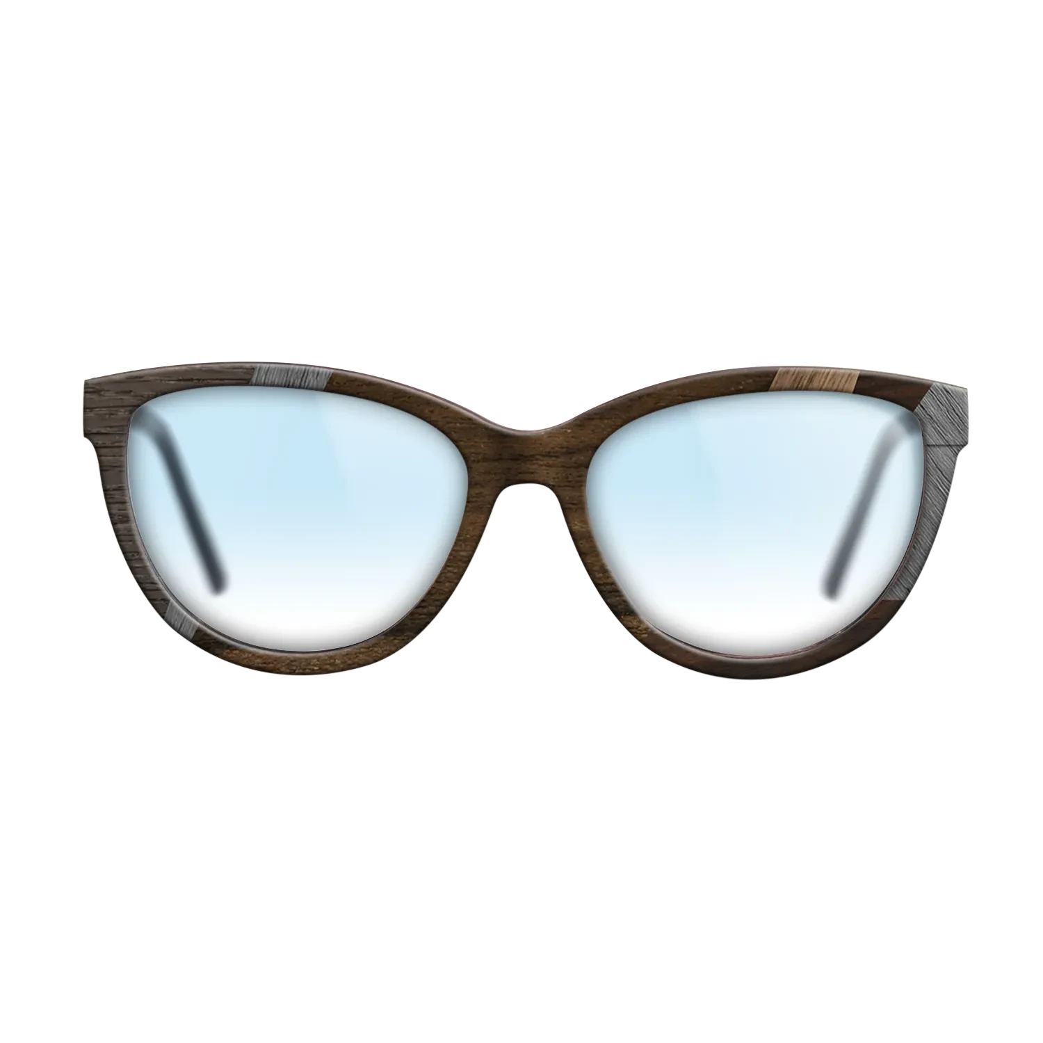 Ziricote Dark Quartered,Poplar Dyed: Grey,Walnut: Straight Grain,Walnut Claro Light: Mosaic - The Maiden - Cat - 1648 - SIRIS wood optic