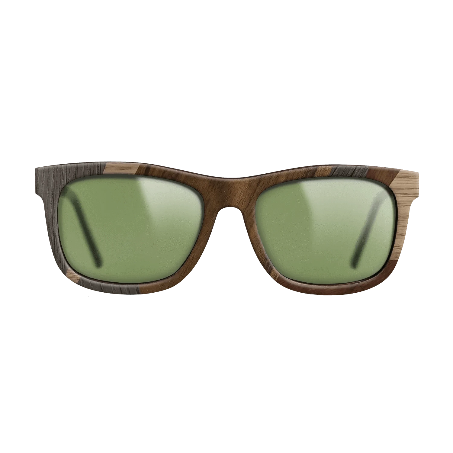 Ziricote Dark Quartered,Wenge,Walnut: Straight Grain,Walnut Claro Dark: Mosaic - The Hero - Square - 2035 - SIRIS wood optic