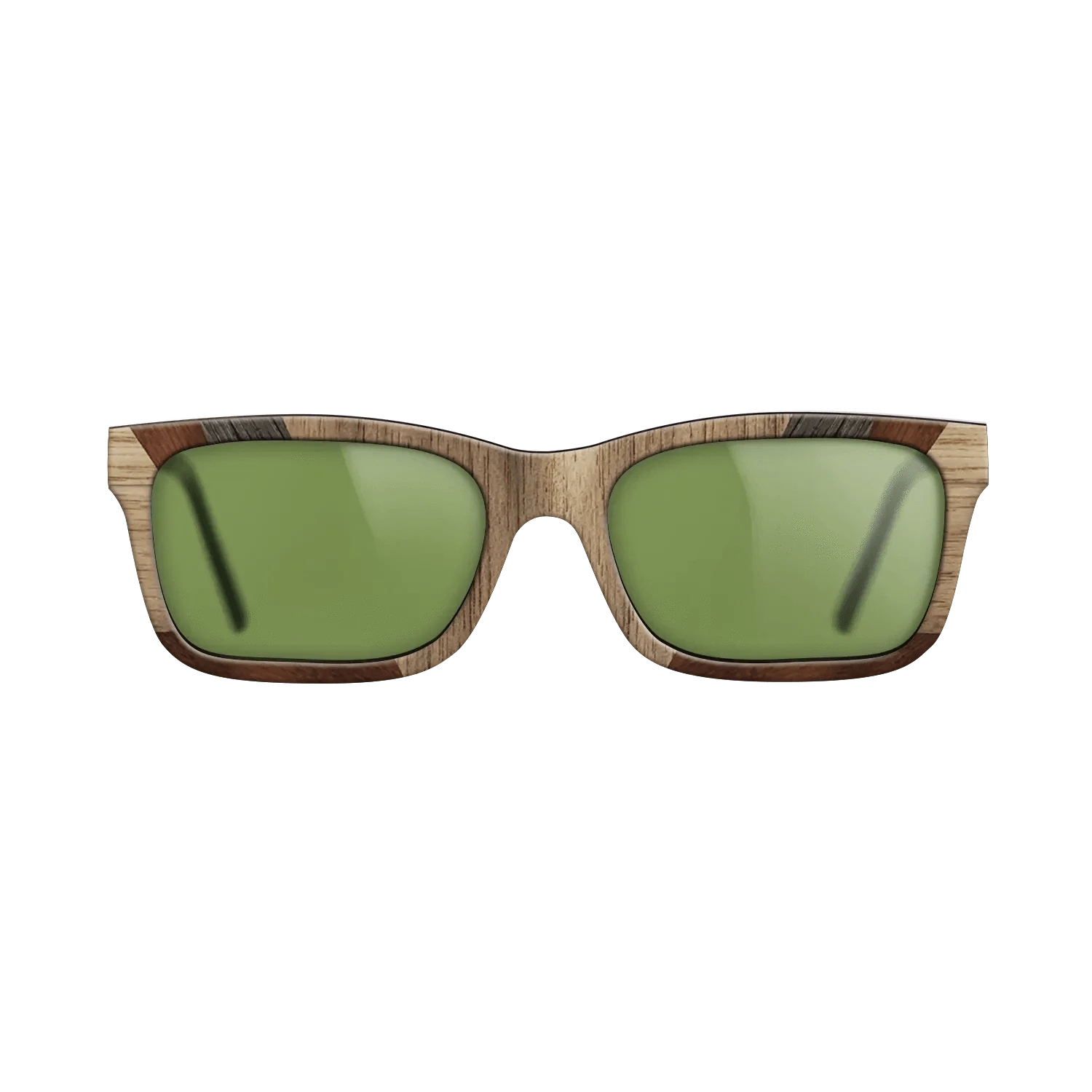Walnut: Straight Grain,Fumed Oak,Wenge: Recursive - The Sage - Rectangle - 1234 - SIRIS wood optic