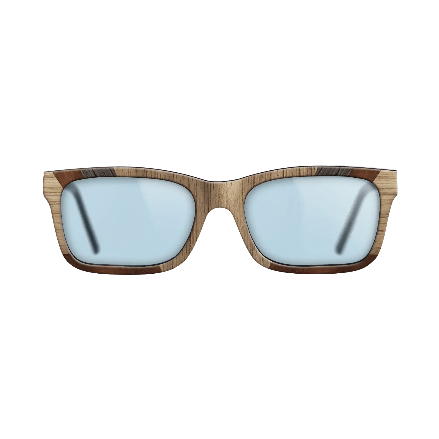 Walnut: Straight Grain,Fumed Oak,Wenge: Recursive - The Sage - Rectangle - 1234 - SIRIS wood optic