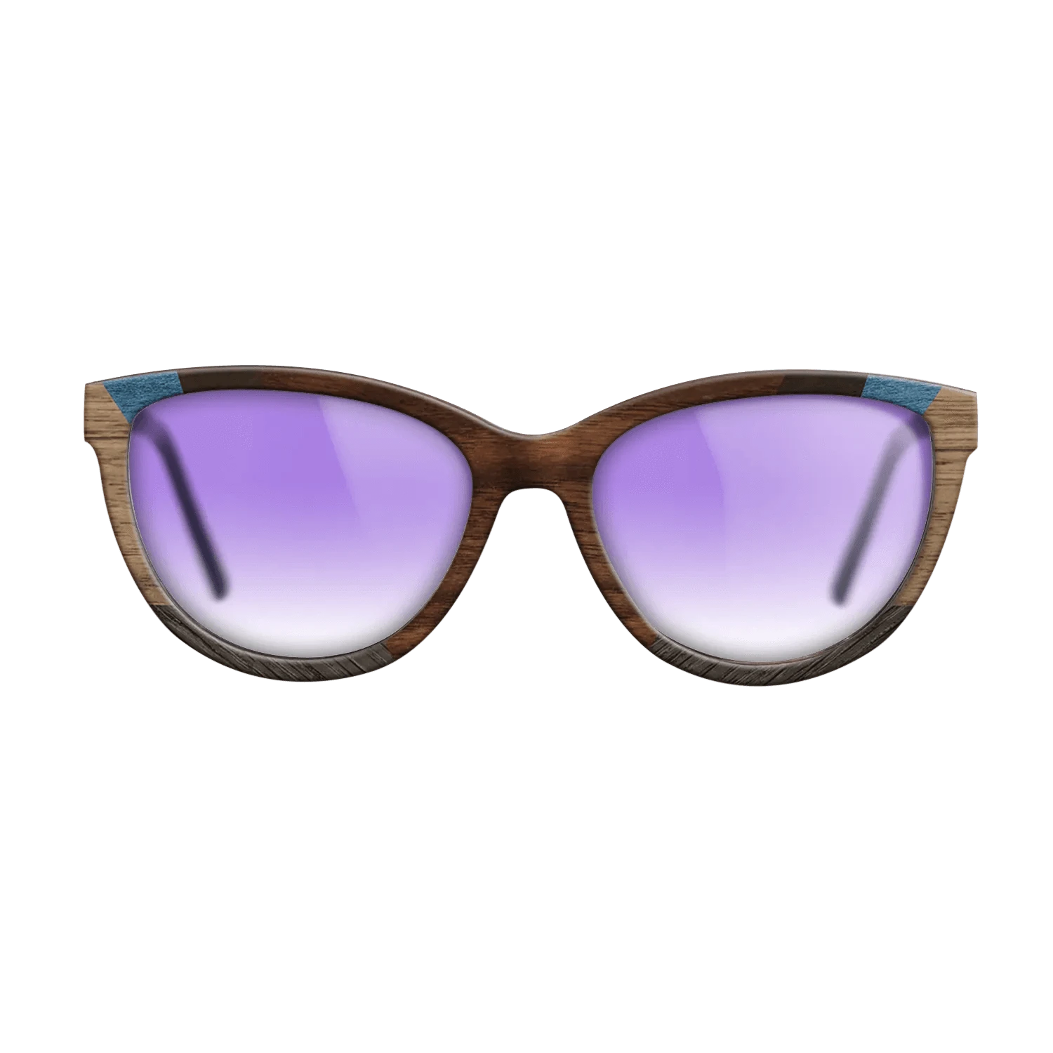 Walnut Claro Dark,Ziricote Dark Quartered,Fumed Oak,Poplar Dyed: Blue Denim,Walnut: Straight Grain: Recursive - The Maiden - Cat - 1276 - SIRIS wood optic