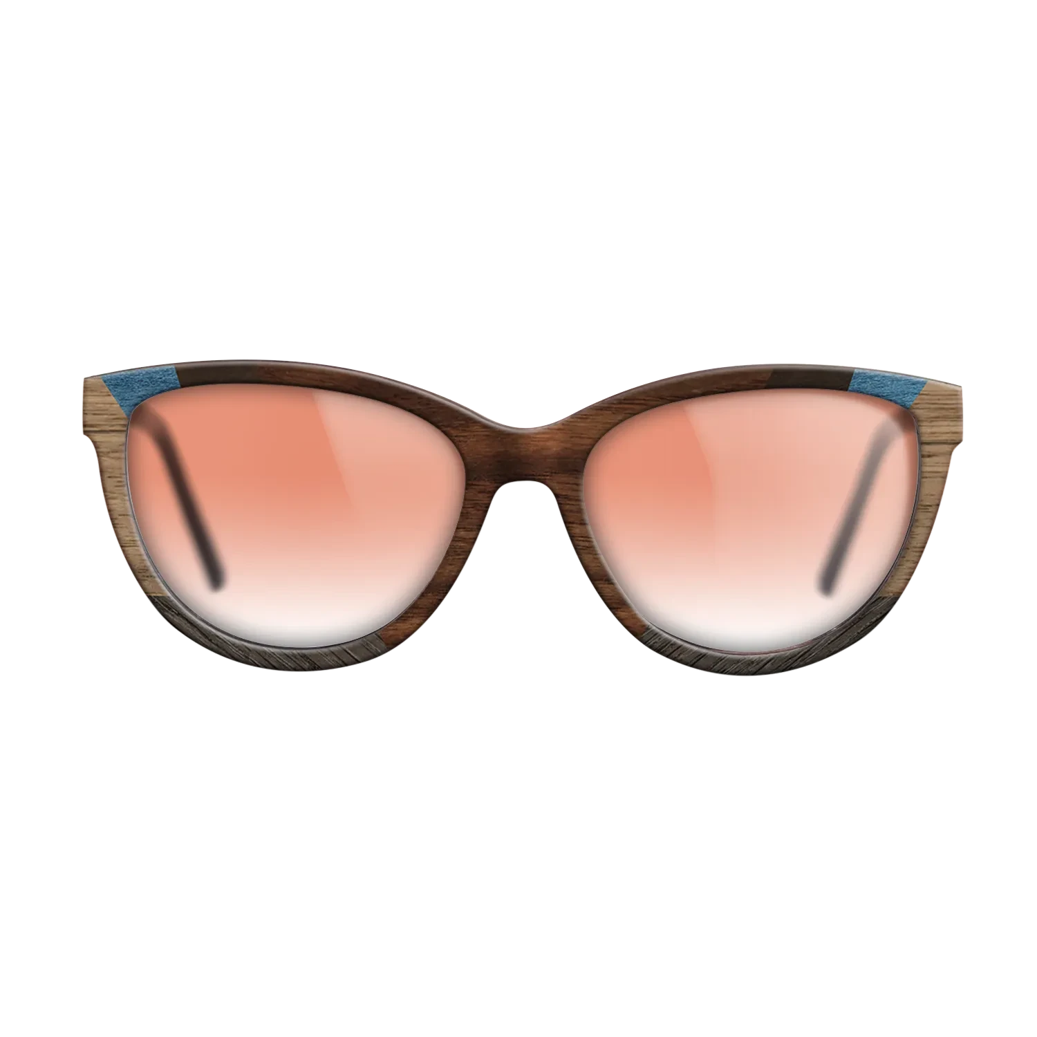 Walnut Claro Dark,Ziricote Dark Quartered,Fumed Oak,Poplar Dyed: Blue Denim,Walnut: Straight Grain: Recursive - The Maiden - Cat - 1276 - SIRIS wood optic
