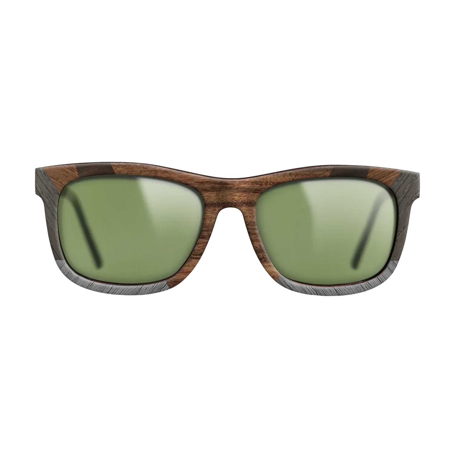 Santos Rosewood Dark,Fumed Oak,Poplar Dyed: Grey,Ziricote Dark Quartered: Recursive - The Hero - Square - 734 - SIRIS wood optic