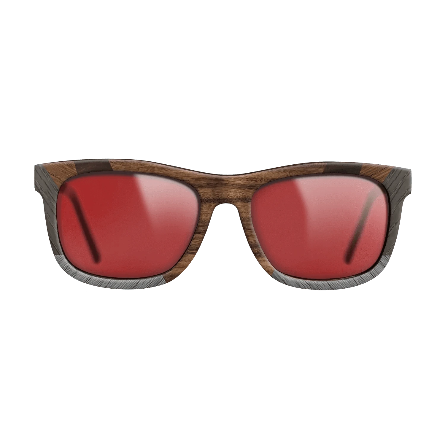 Santos Rosewood Dark,Fumed Oak,Poplar Dyed: Grey,Ziricote Dark Quartered: Recursive - The Hero - Square - 734 - SIRIS wood optic
