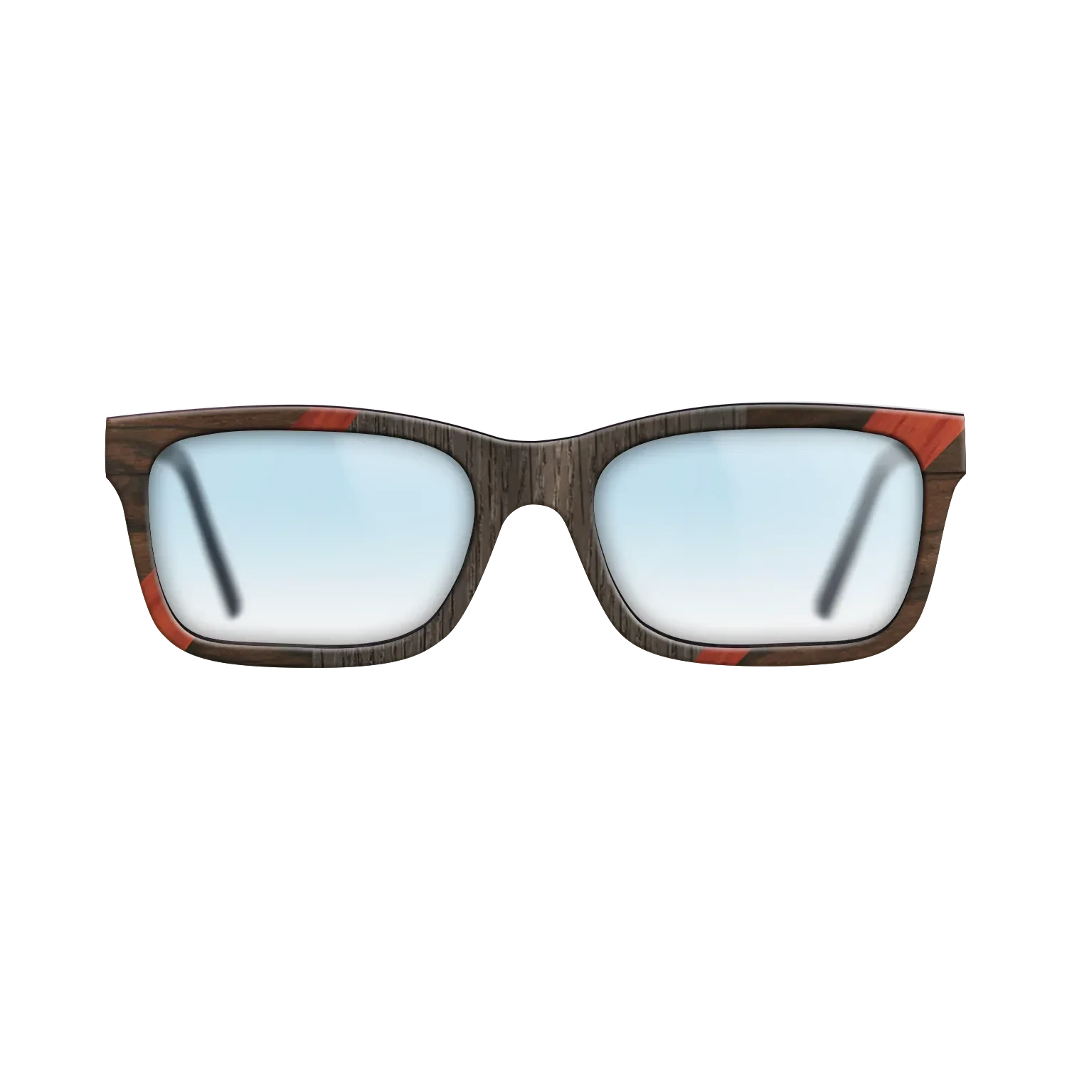 Ziricote Dark Quartered,Poplar Dyed: Red,Fumed Oak,Santos Rosewood Dark: Recursive - The Sage - Rectangle - 753 - SIRIS wood optic