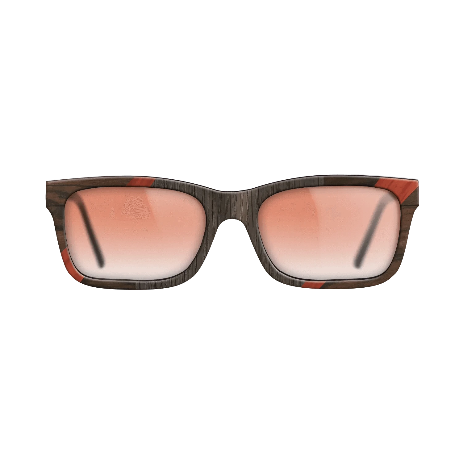 Ziricote Dark Quartered,Poplar Dyed: Red,Fumed Oak,Santos Rosewood Dark: Recursive - The Sage - Rectangle - 753 - SIRIS wood optic