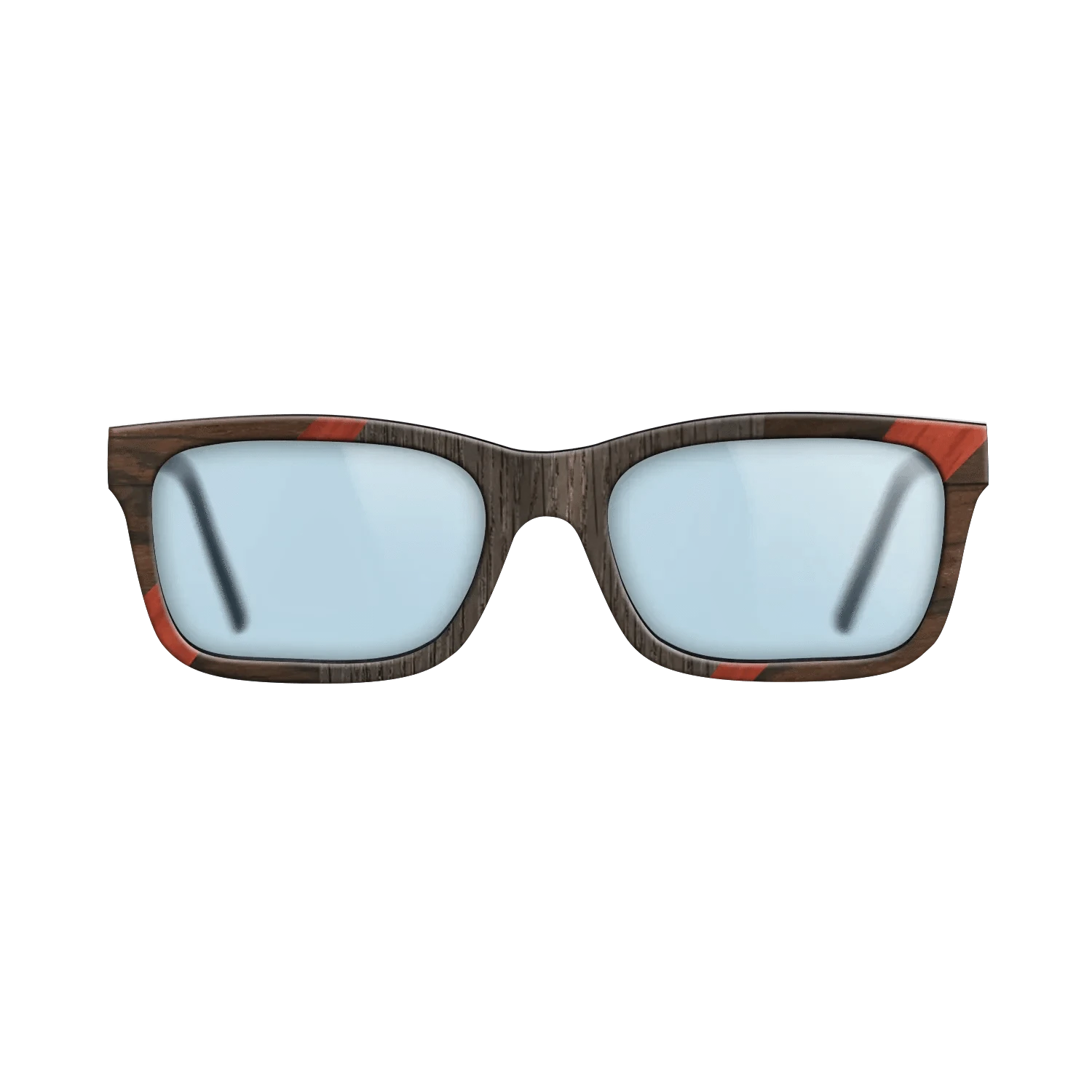 Ziricote Dark Quartered,Poplar Dyed: Red,Fumed Oak,Santos Rosewood Dark: Recursive - The Sage - Rectangle - 753 - SIRIS wood optic