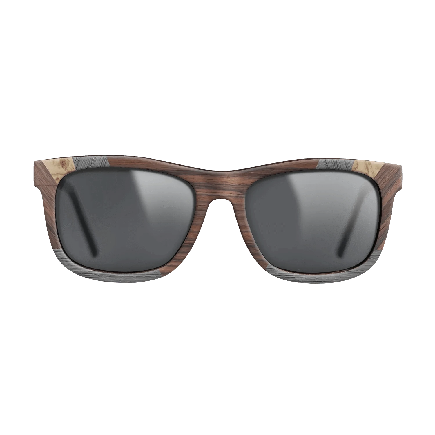 Rosewood Reconstituted,Poplar Dyed: Grey,Fumed Oak,Olive Burl: Recursive - The Hero - Square - 1120 - SIRIS wood optic
