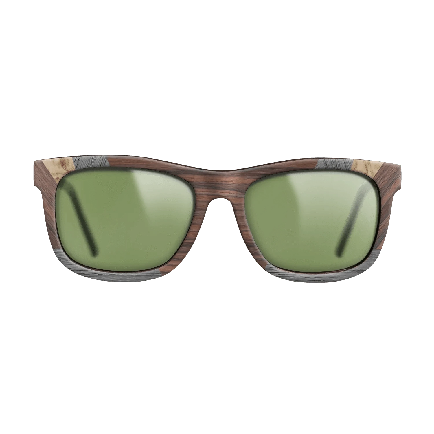 Rosewood Reconstituted,Poplar Dyed: Grey,Fumed Oak,Olive Burl: Recursive - The Hero - Square - 1120 - SIRIS wood optic