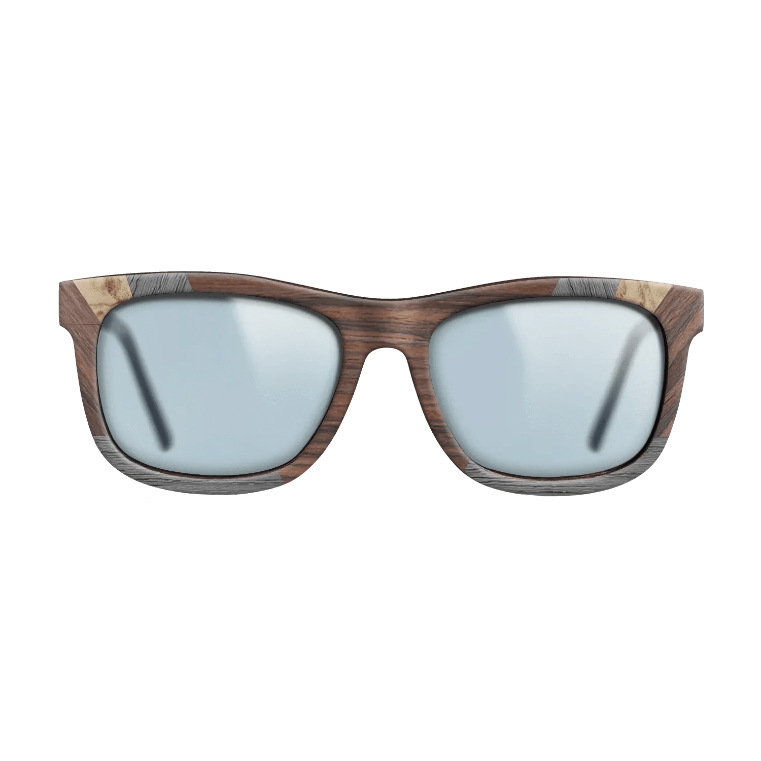 Rosewood Reconstituted,Poplar Dyed: Grey,Fumed Oak,Olive Burl: Recursive - The Hero - Square - 1120 - SIRIS wood optic