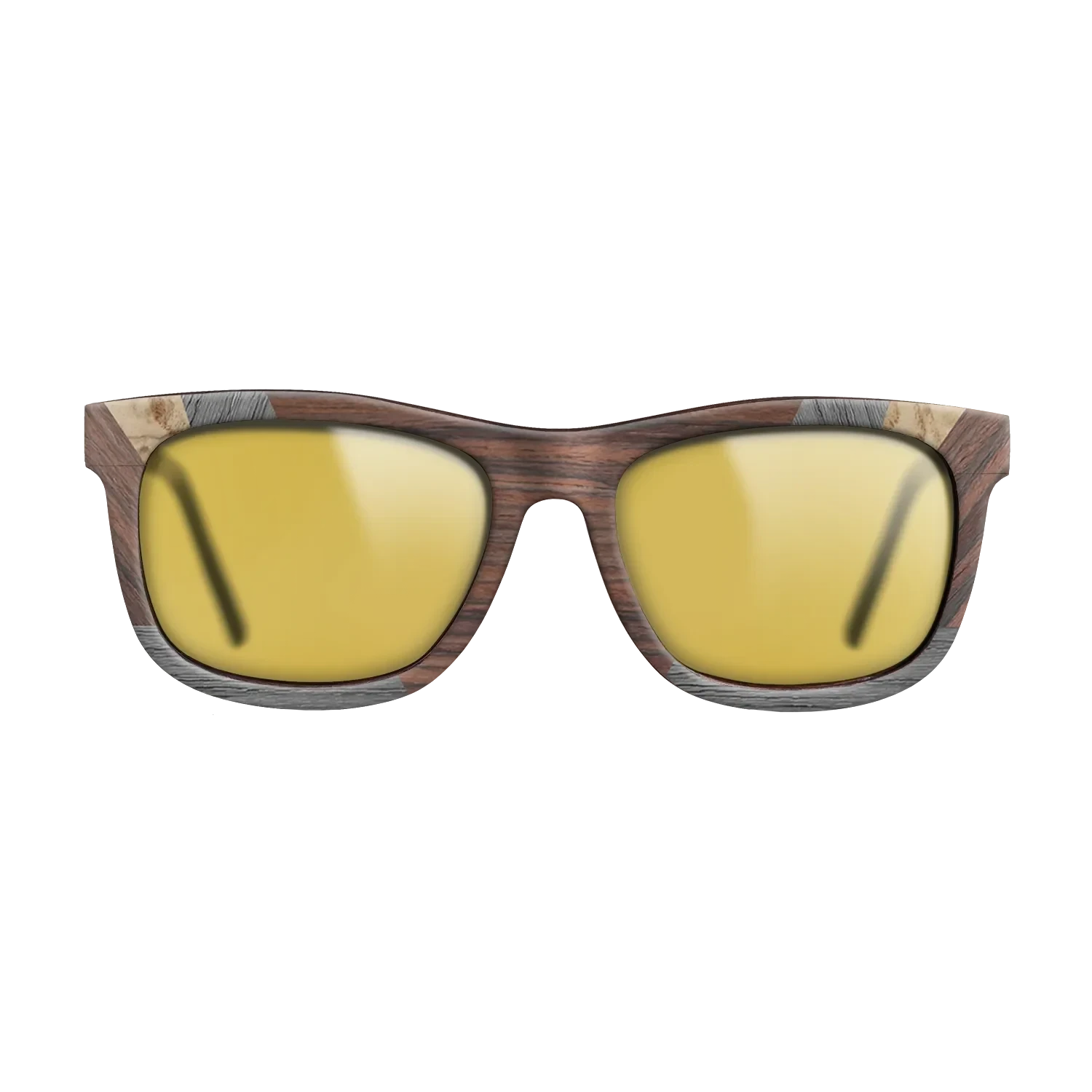 Rosewood Reconstituted,Poplar Dyed: Grey,Fumed Oak,Olive Burl: Recursive - The Hero - Square - 1120 - SIRIS wood optic